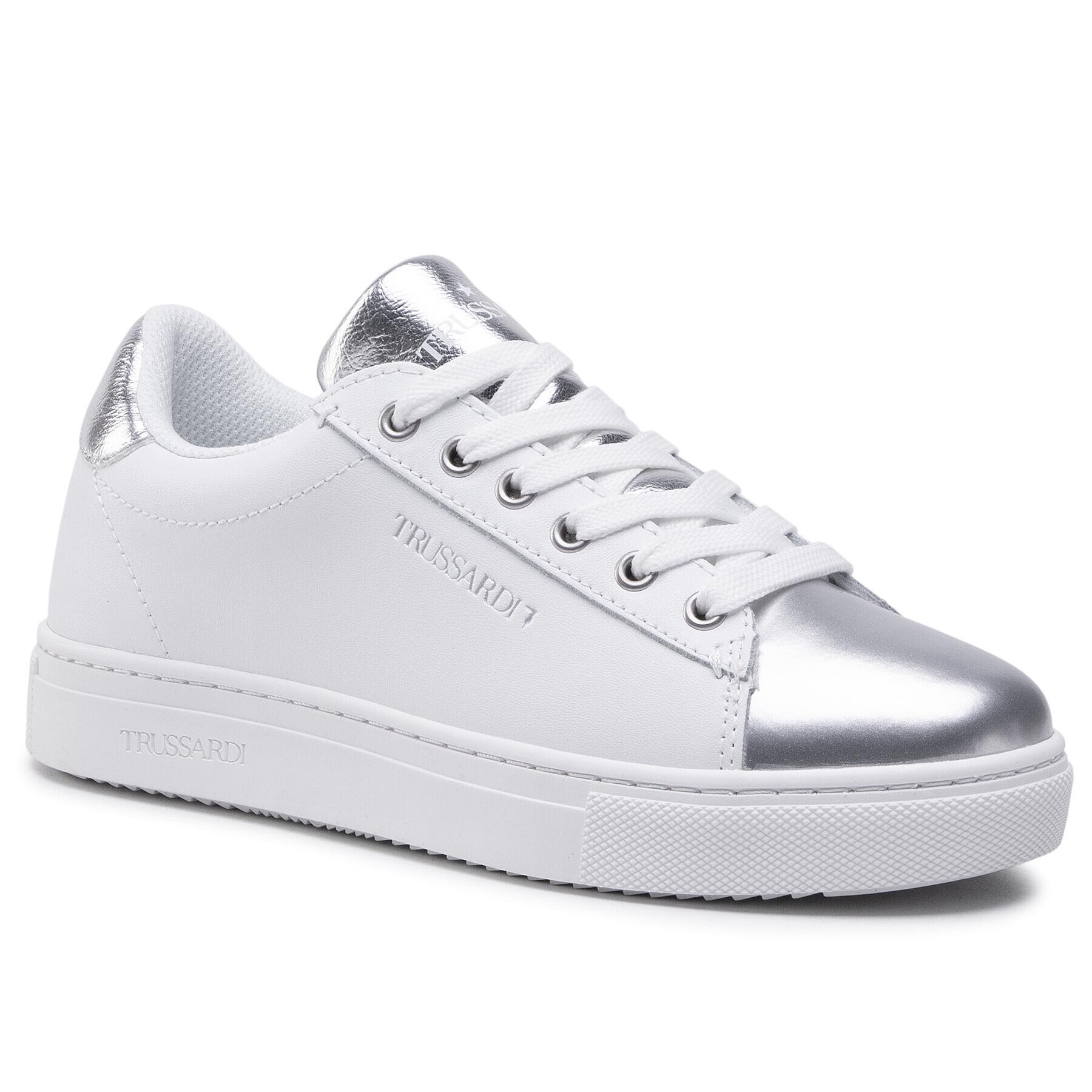 Trussardi Сникърси 79A00680 Бял - Pepit.bg