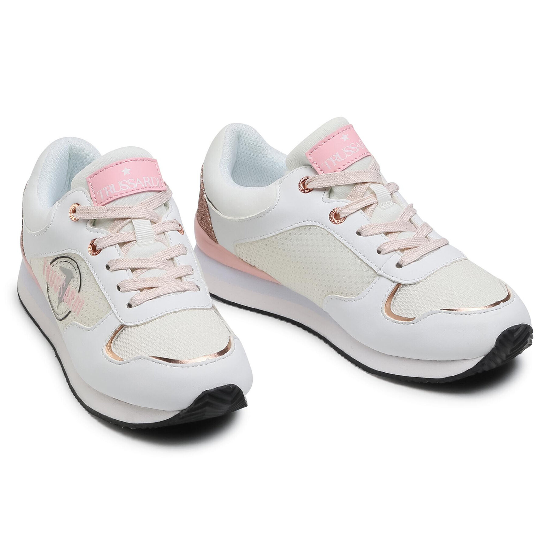 Trussardi Сникърси 79A00681 Бял - Pepit.bg