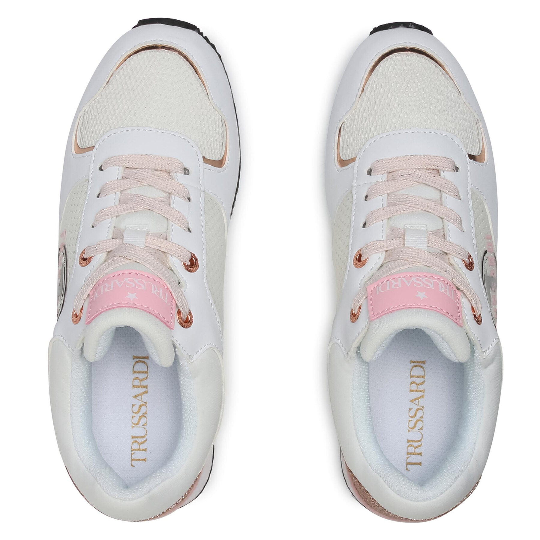 Trussardi Сникърси 79A00681 Бял - Pepit.bg
