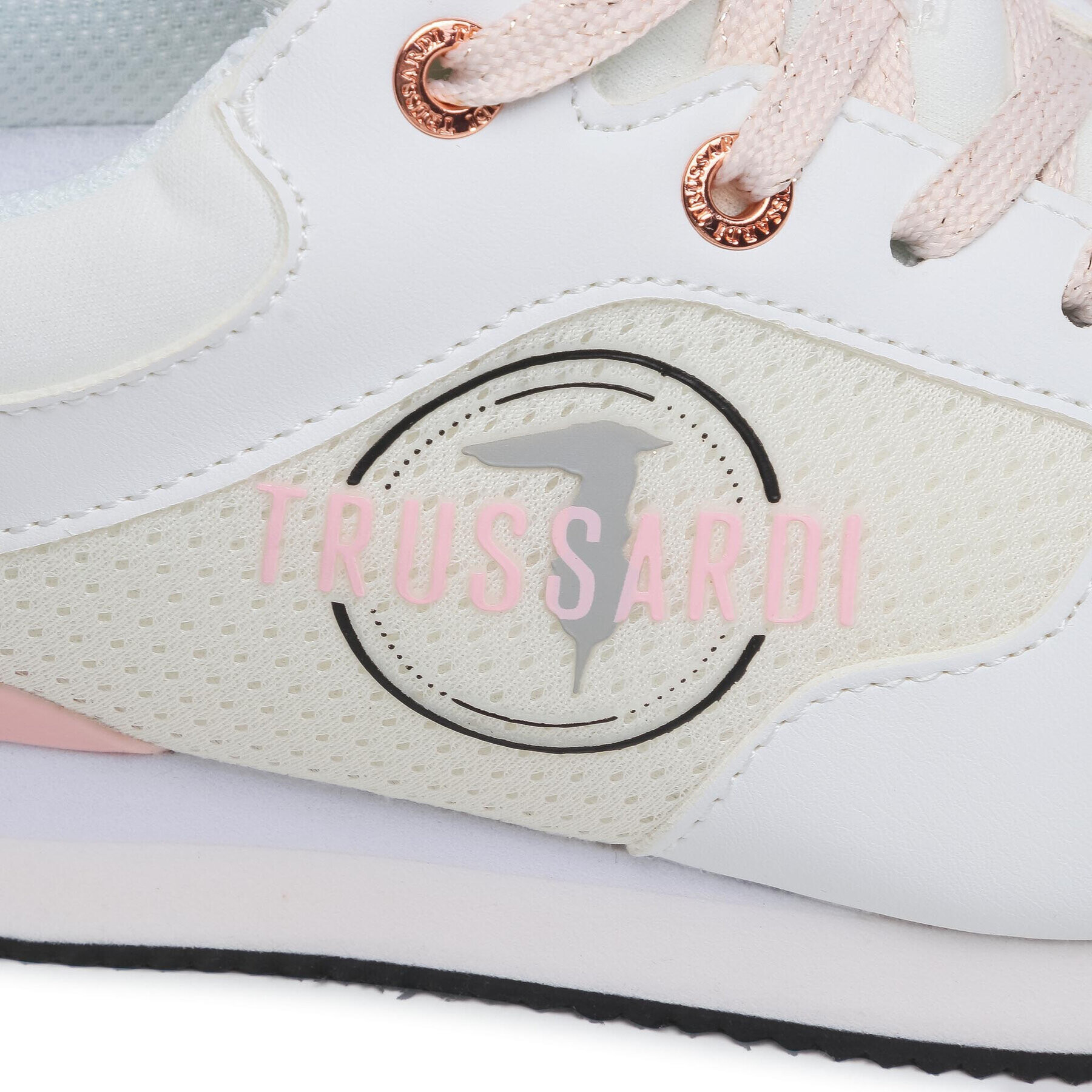 Trussardi Сникърси 79A00681 Бял - Pepit.bg