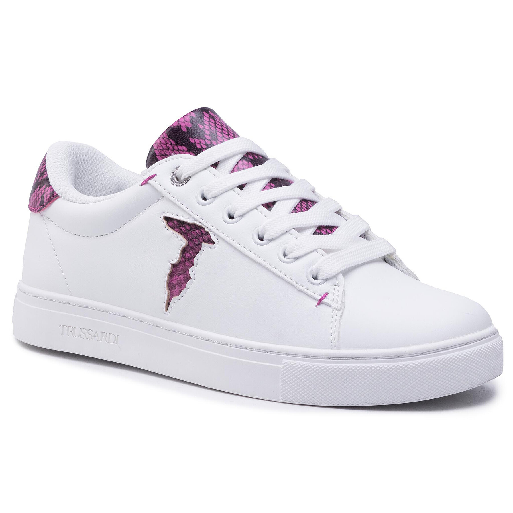 Trussardi Сникърси 79A00683 Бял - Pepit.bg