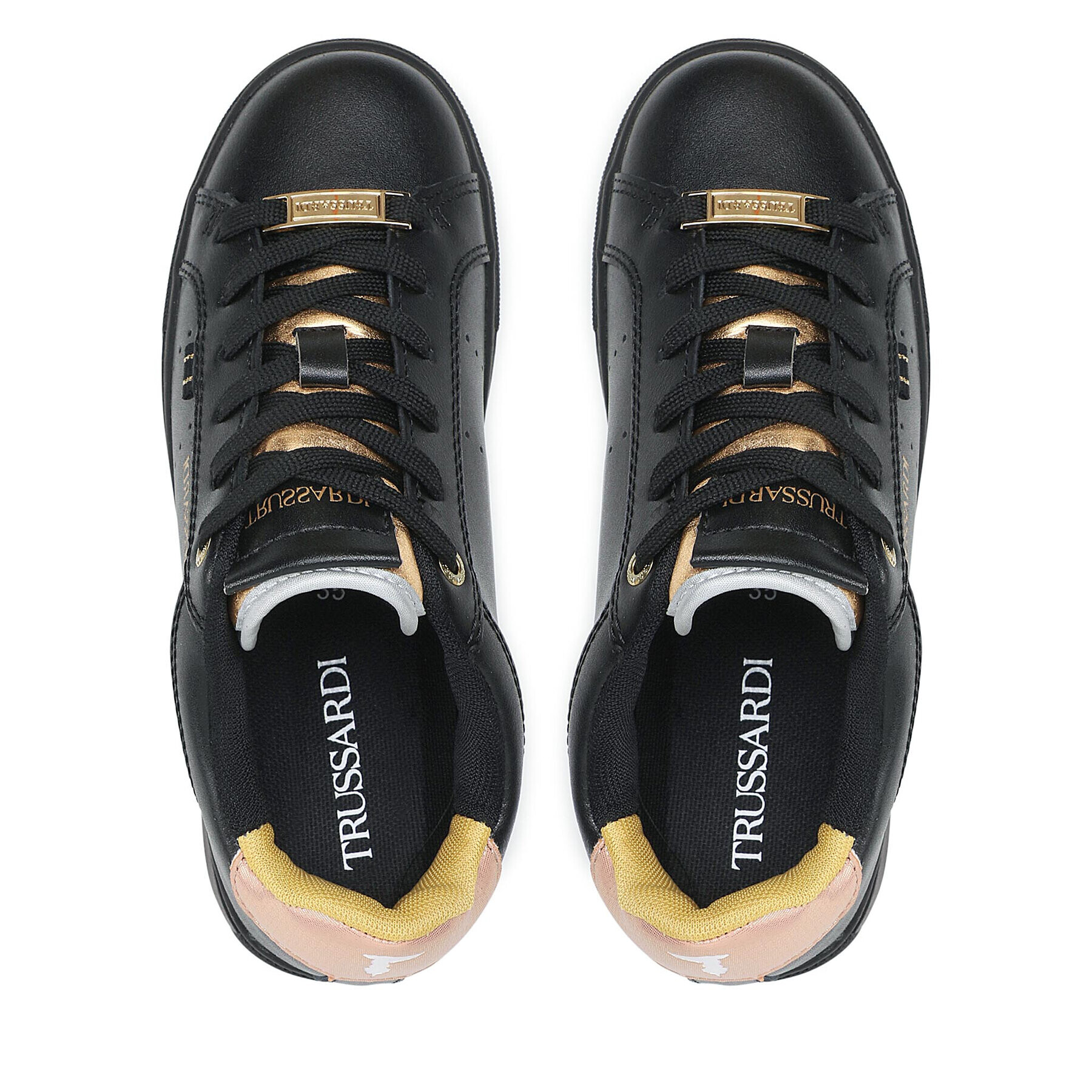 Trussardi Сникърси 79A00703 Черен - Pepit.bg