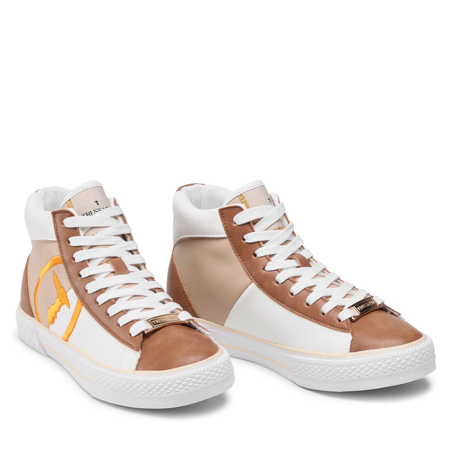 Trussardi Сникърси 79A00737 Бежов - Pepit.bg