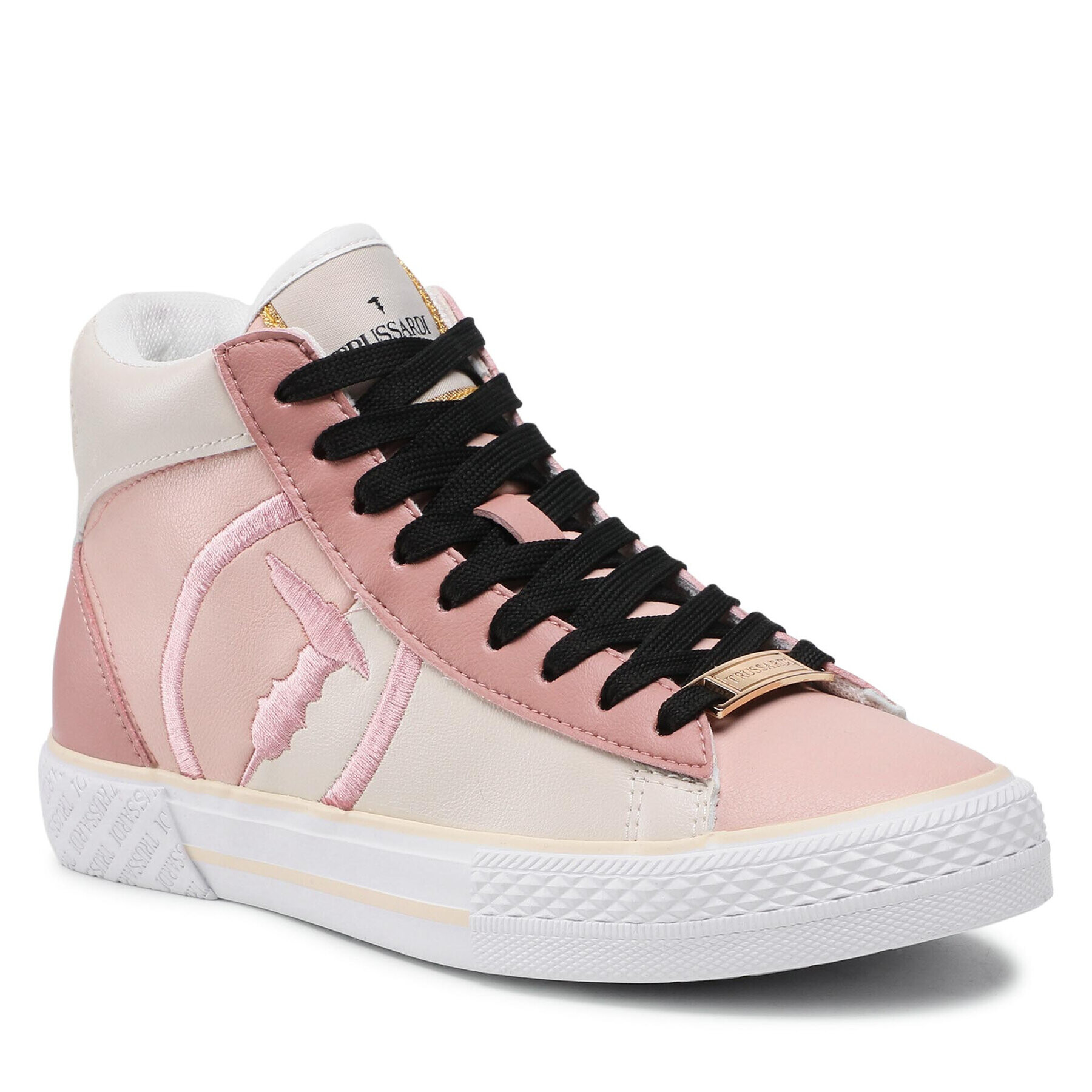 Trussardi Сникърси 79A00737 Розов - Pepit.bg
