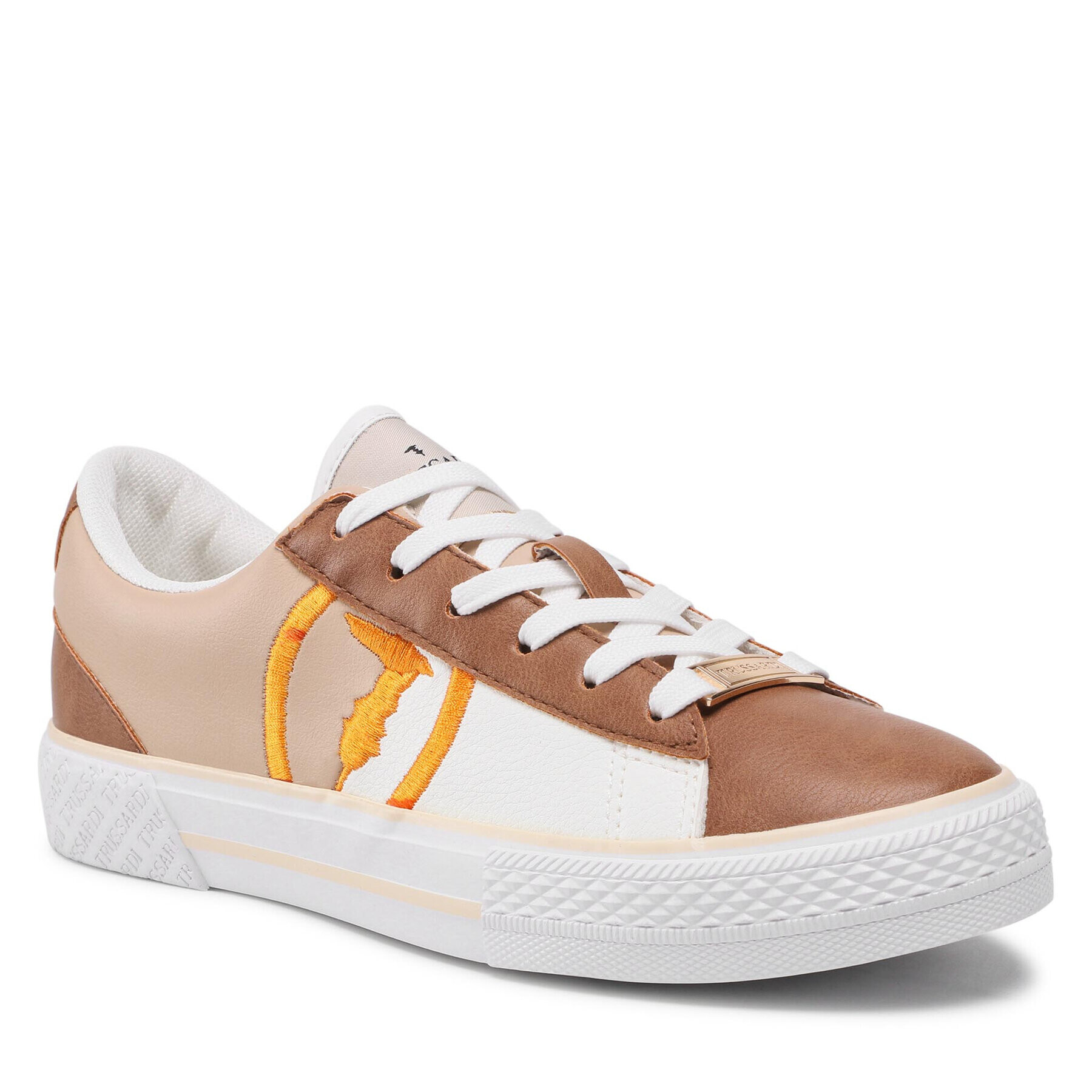 Trussardi Сникърси 79A00738 Бежов - Pepit.bg