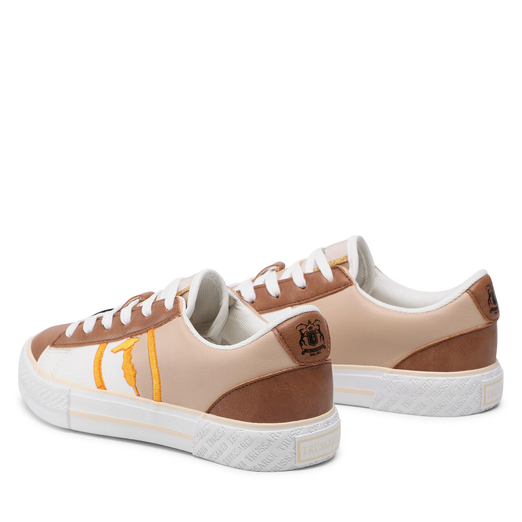 Trussardi Сникърси 79A00738 Бежов - Pepit.bg