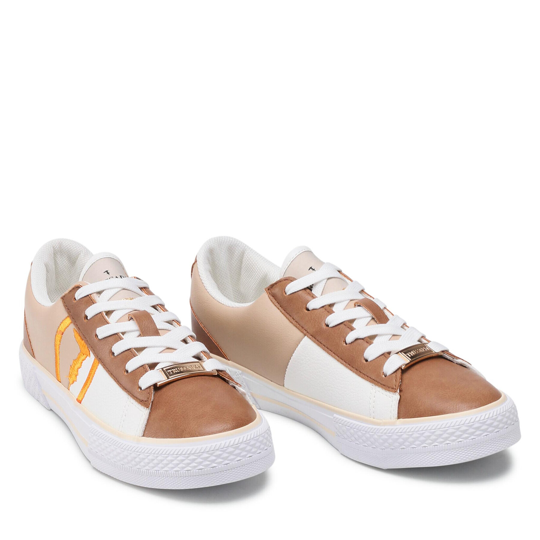 Trussardi Сникърси 79A00738 Бежов - Pepit.bg