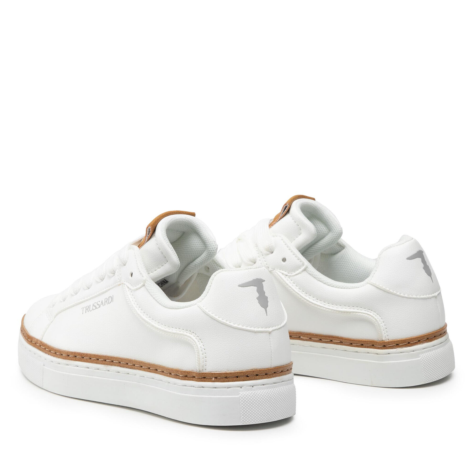 Trussardi Сникърси 79A00744 Бял - Pepit.bg