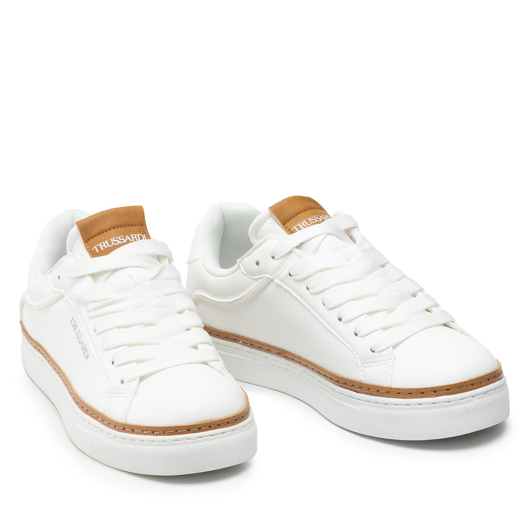 Trussardi Сникърси 79A00744 Бял - Pepit.bg