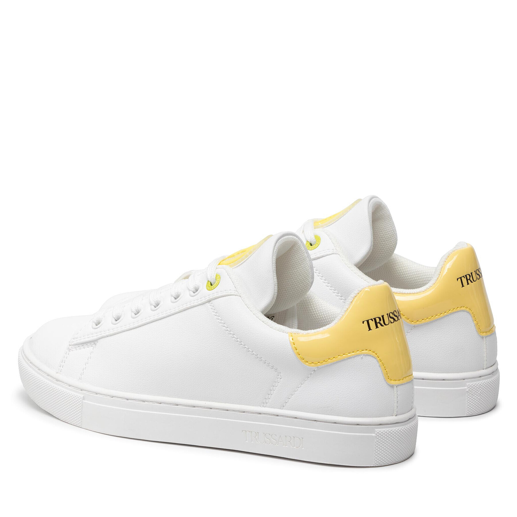 Trussardi Сникърси 79A00746 Бял - Pepit.bg