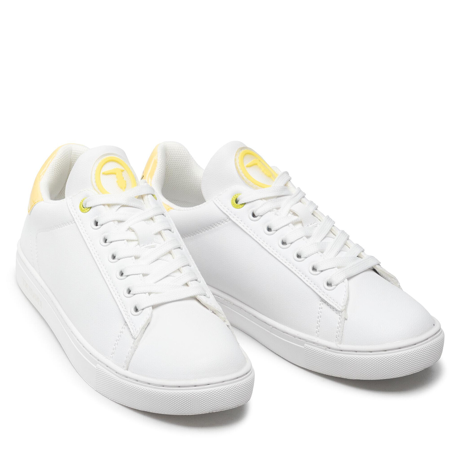 Trussardi Сникърси 79A00746 Бял - Pepit.bg
