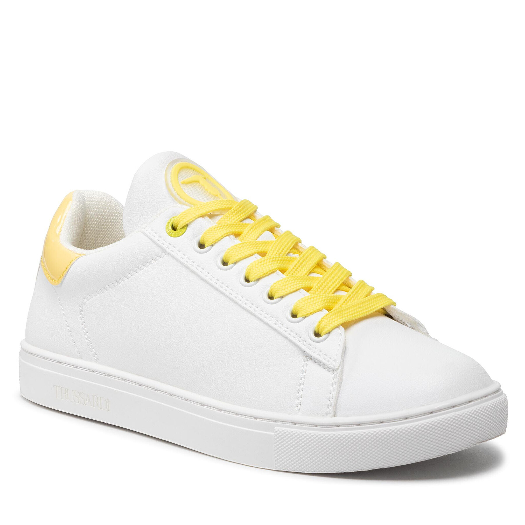 Trussardi Сникърси 79A00746 Бял - Pepit.bg
