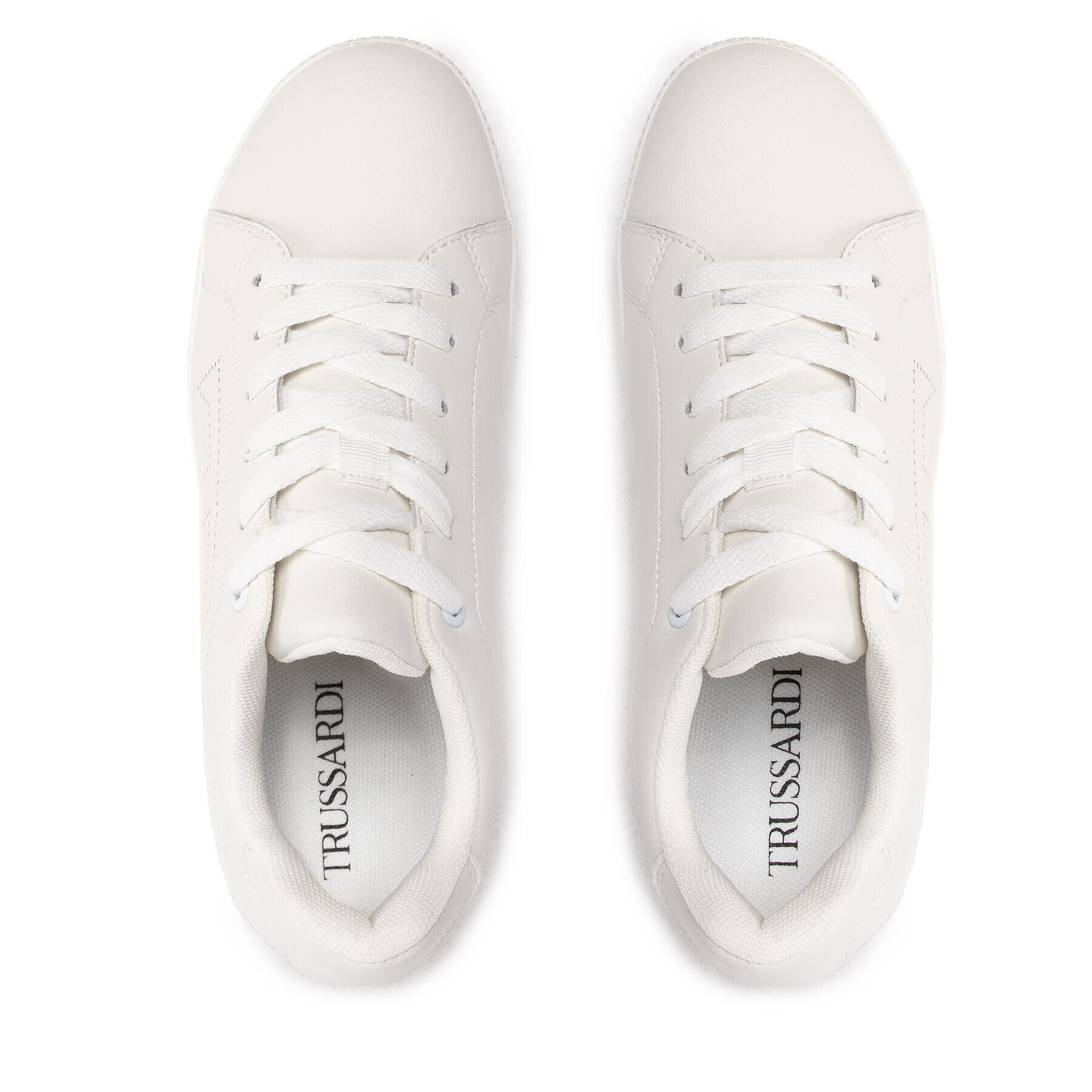 Trussardi Сникърси 79A00813 Бял - Pepit.bg