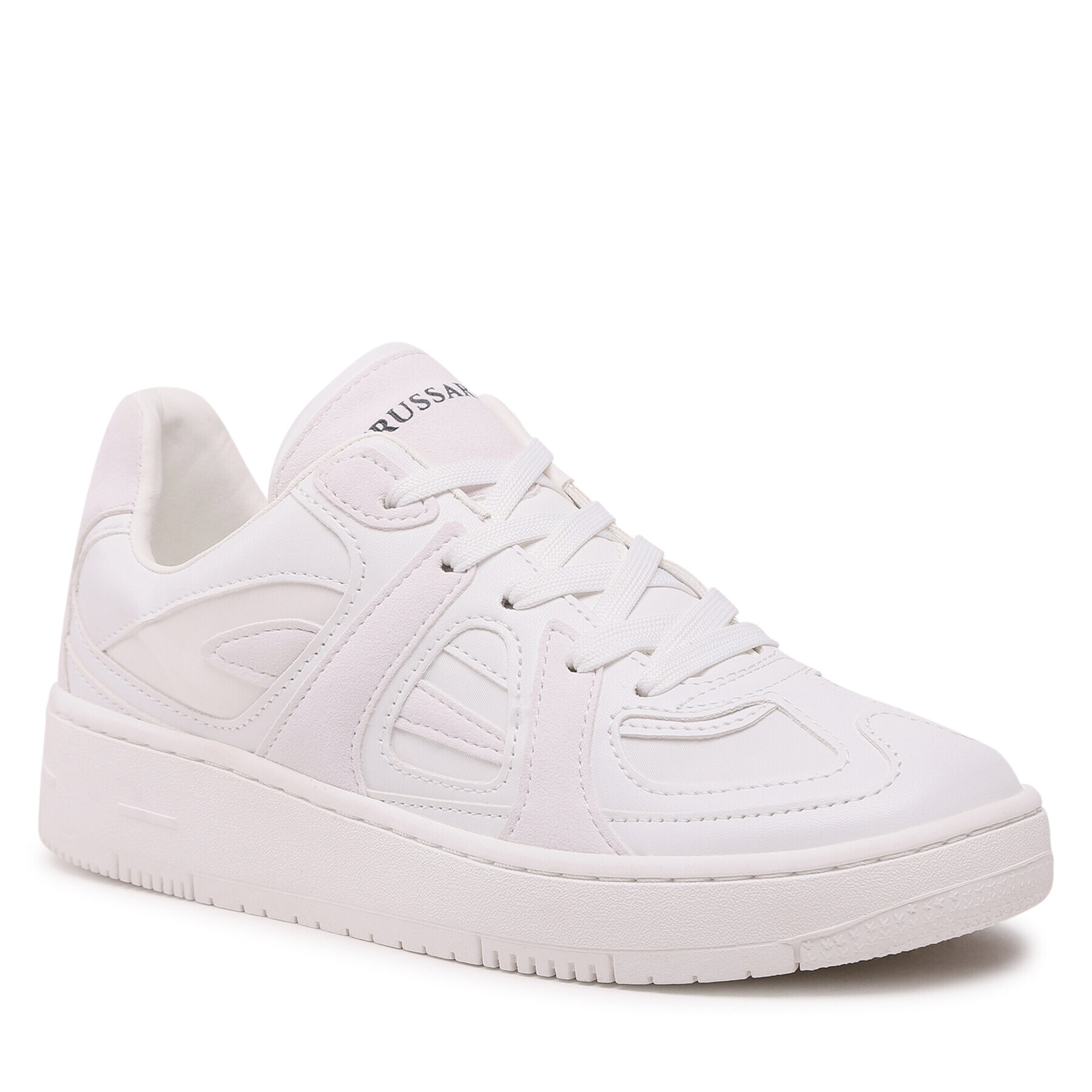 Trussardi Сникърси 79A00844 Бял - Pepit.bg