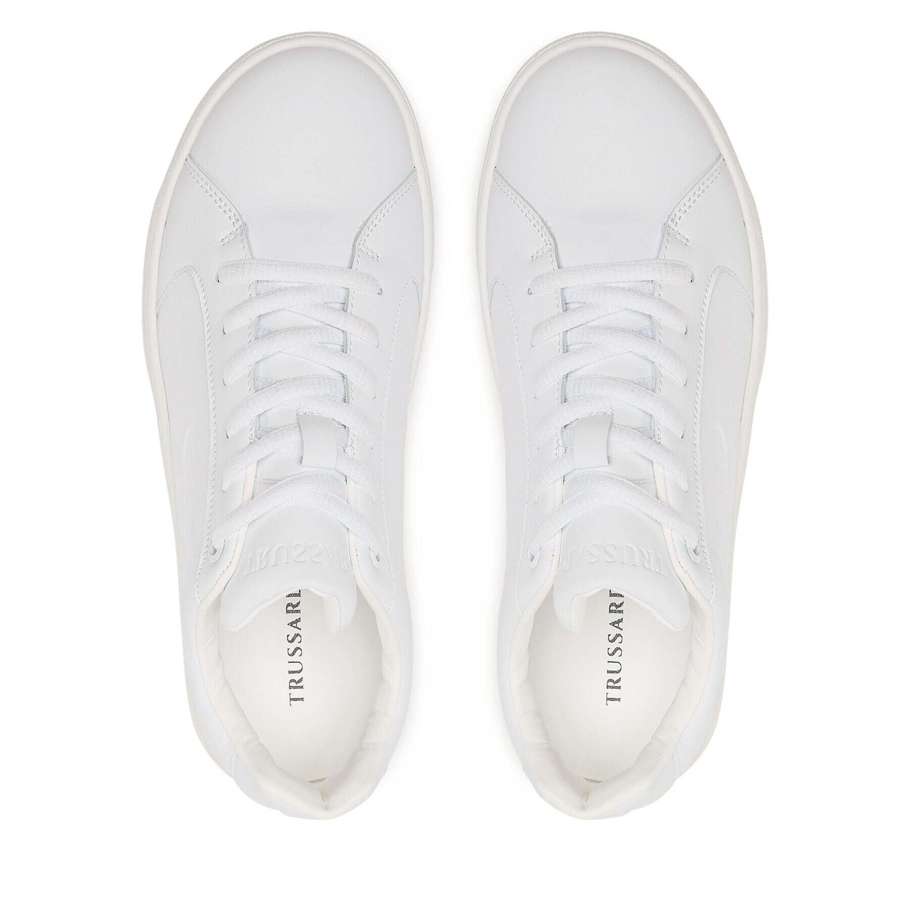 Trussardi Сникърси 79A00849 Бял - Pepit.bg