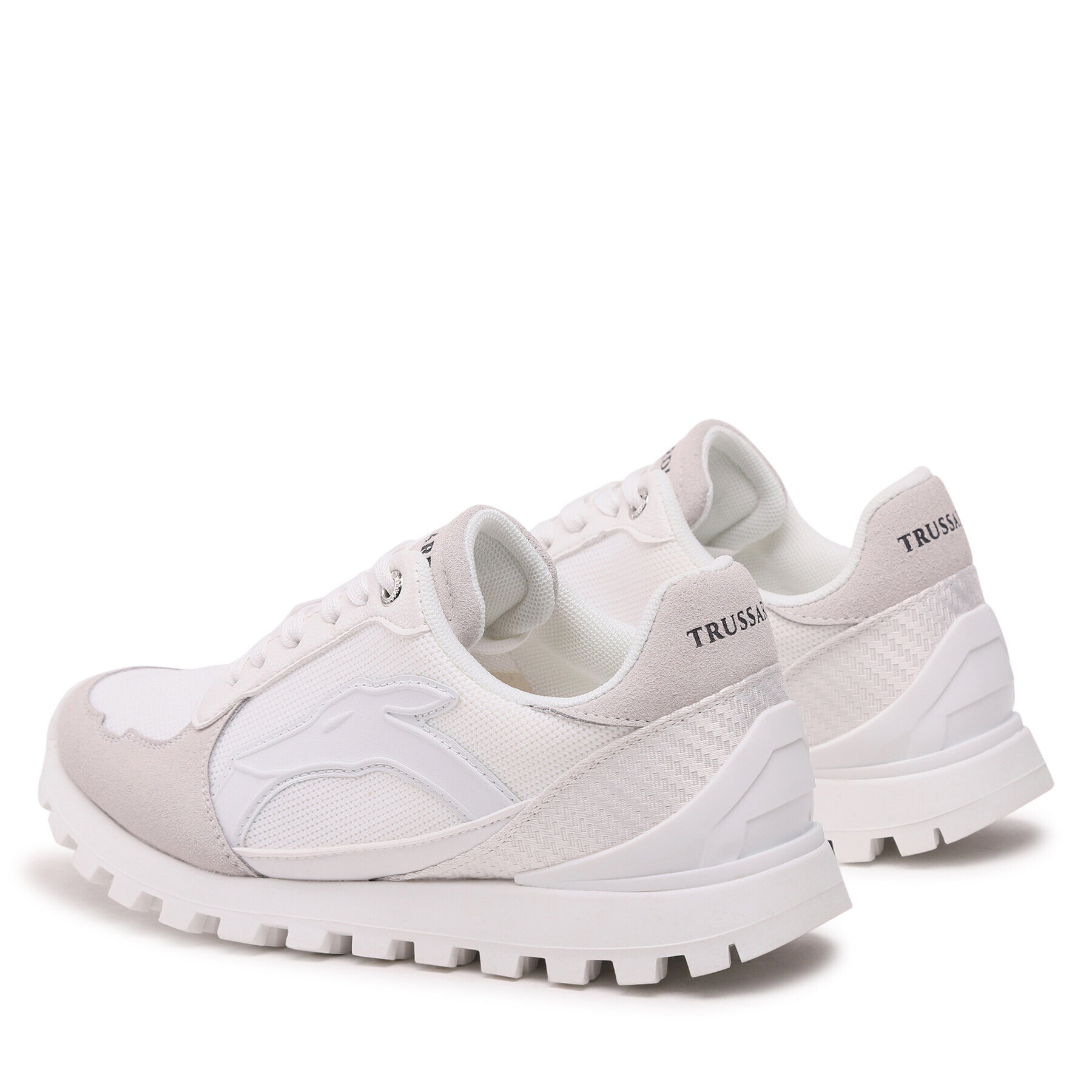 Trussardi Сникърси 79A00850 Бял - Pepit.bg