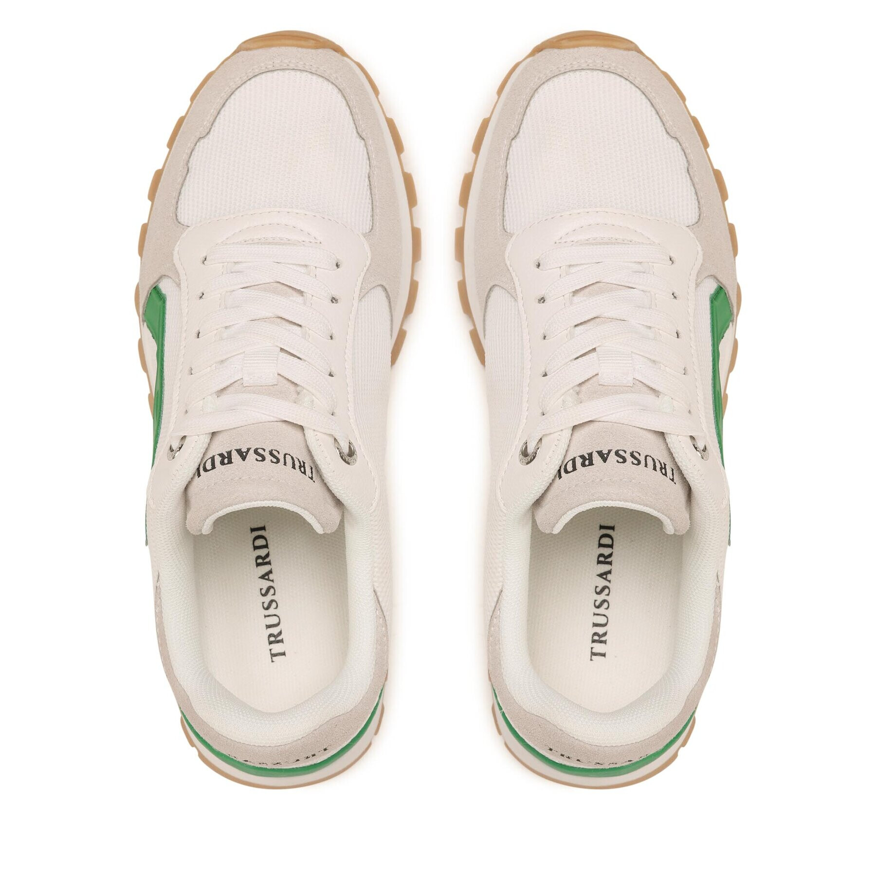Trussardi Сникърси 79A00850 Бял - Pepit.bg