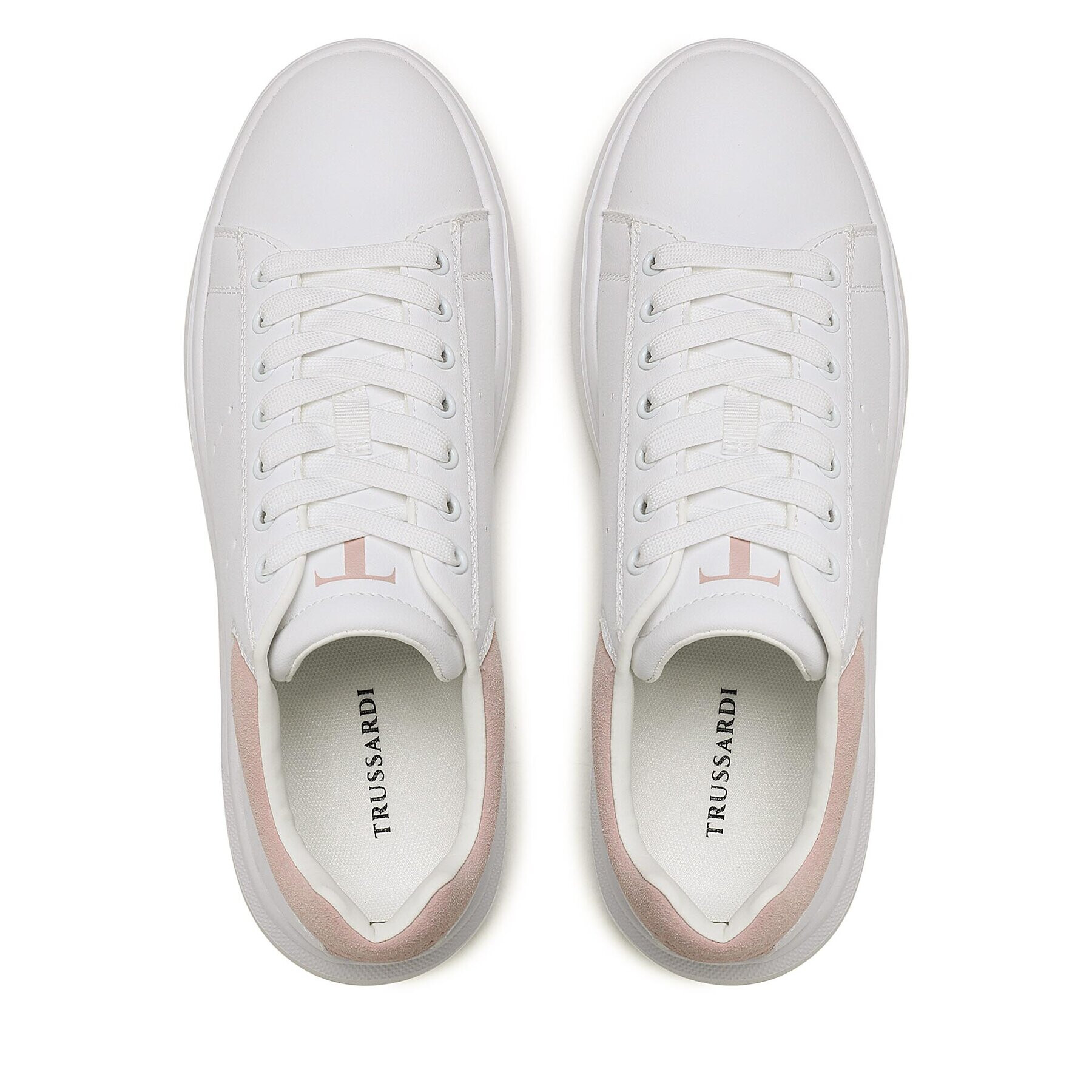 Trussardi Сникърси 79A00879 Бял - Pepit.bg
