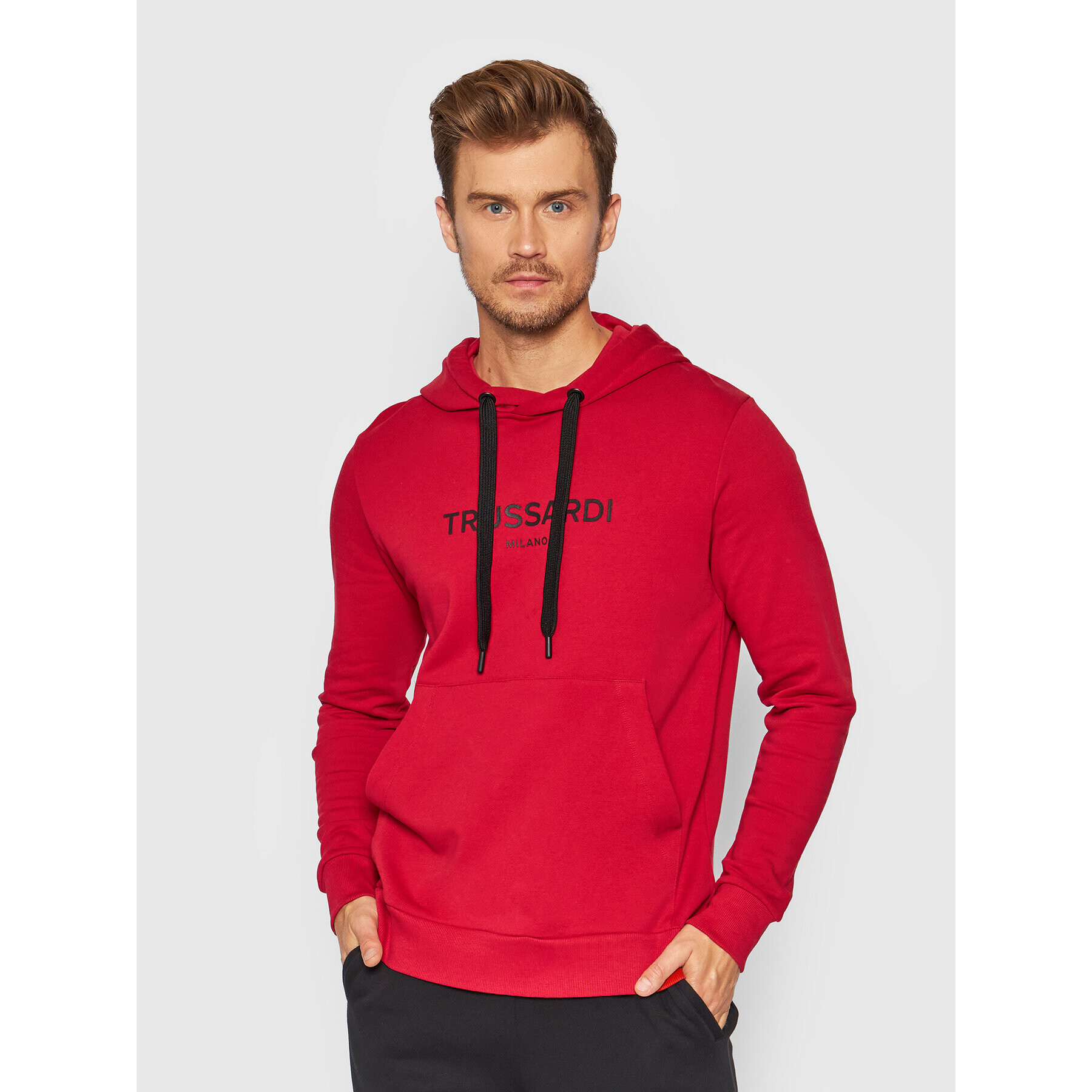 Trussardi Суитшърт 52F00176 Червен Regular Fit - Pepit.bg