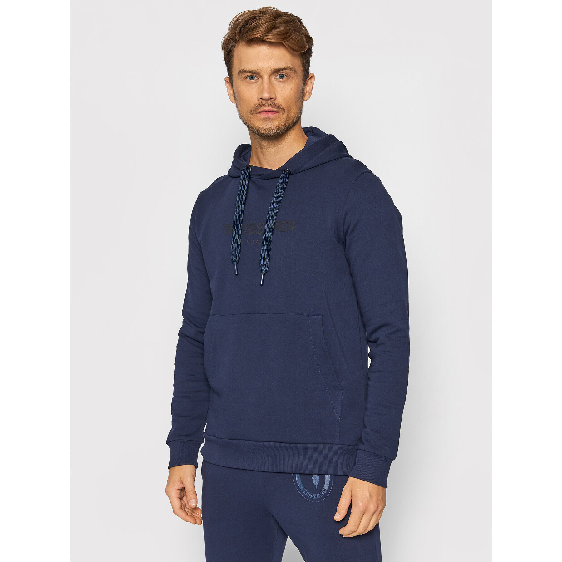 Trussardi Суитшърт 52F00176 Тъмносин Regular Fit - Pepit.bg