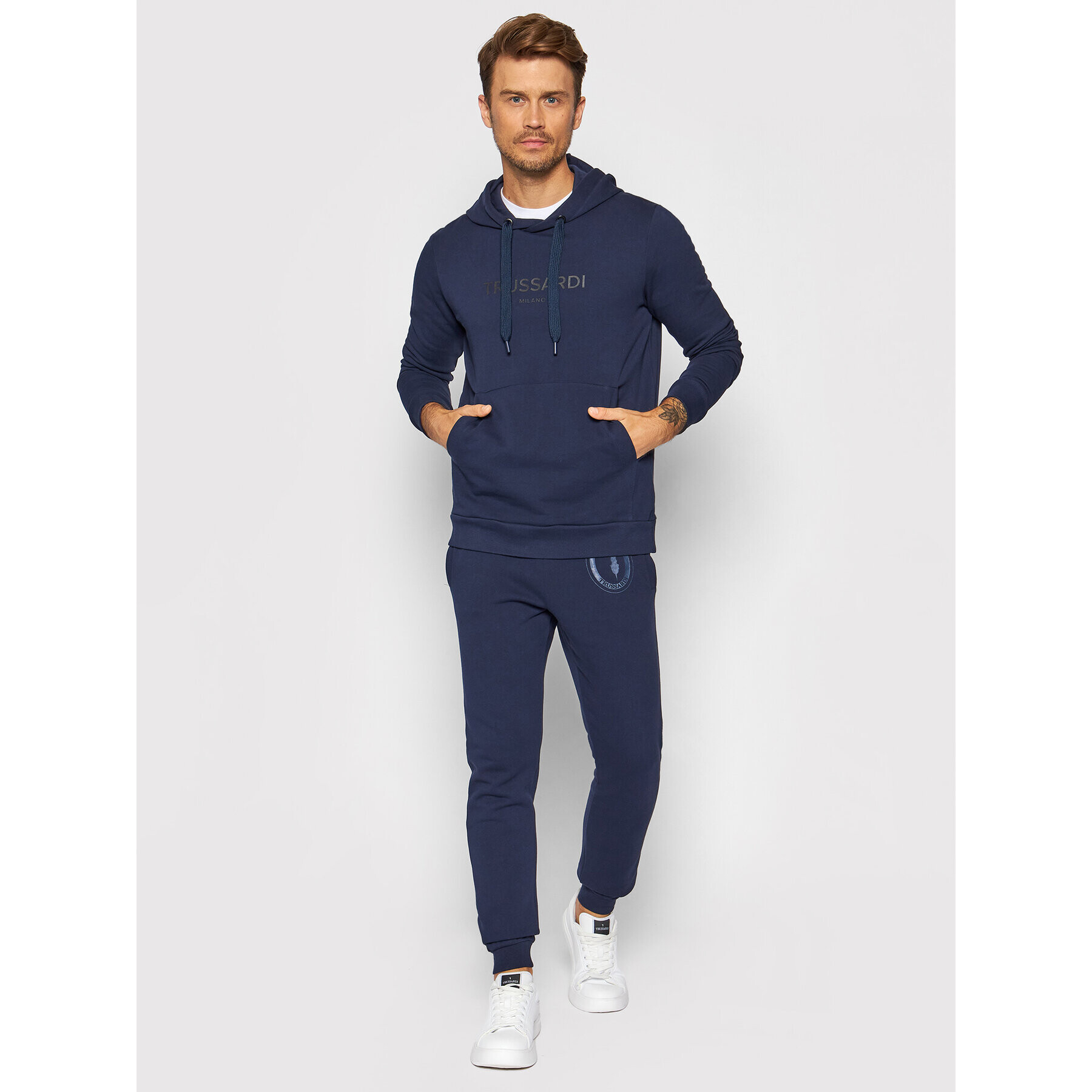 Trussardi Суитшърт 52F00176 Тъмносин Regular Fit - Pepit.bg