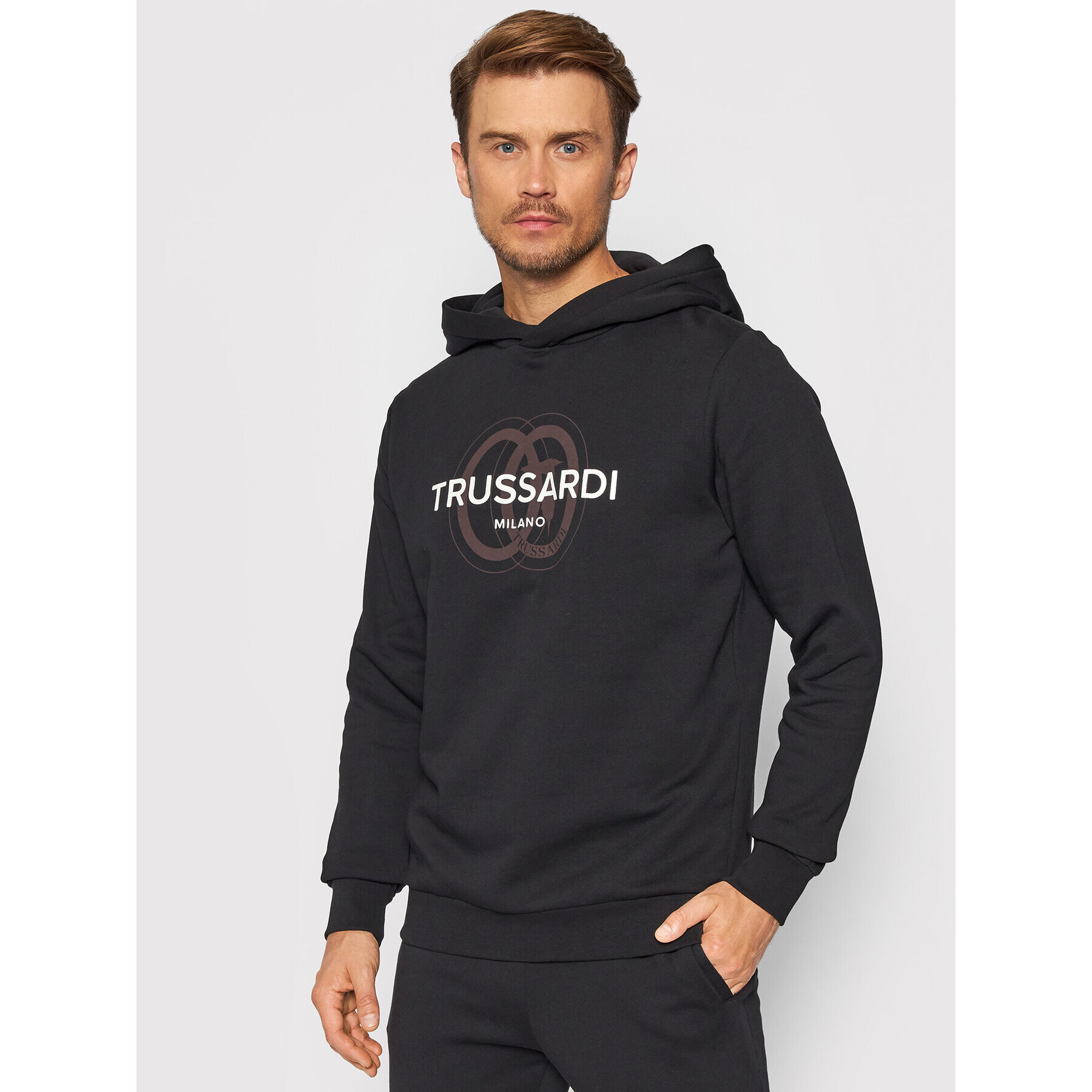 Trussardi Суитшърт 52F00179 Черен Regular Fit - Pepit.bg