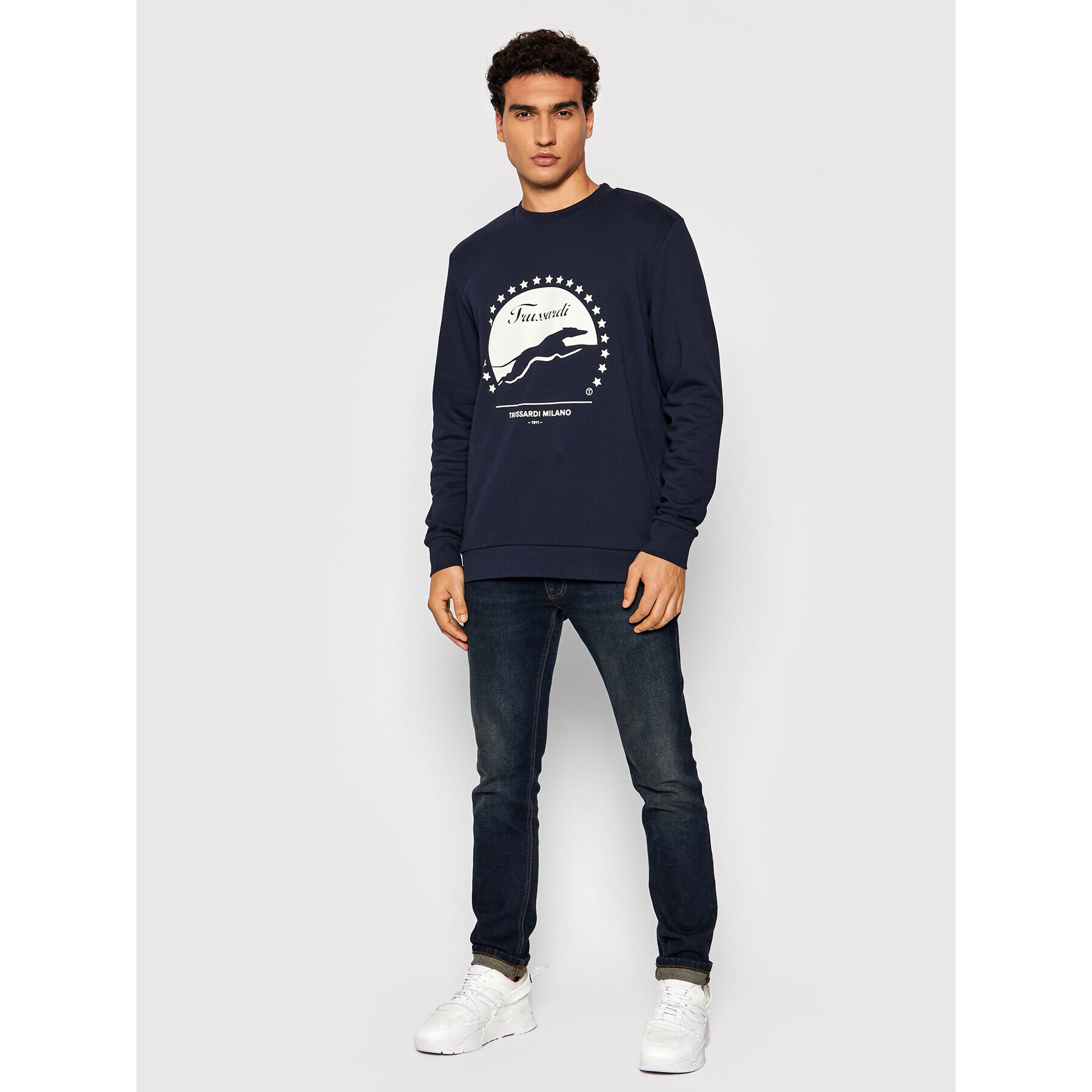 Trussardi Суитшърт 52F00193 Тъмносин Regular Fit - Pepit.bg