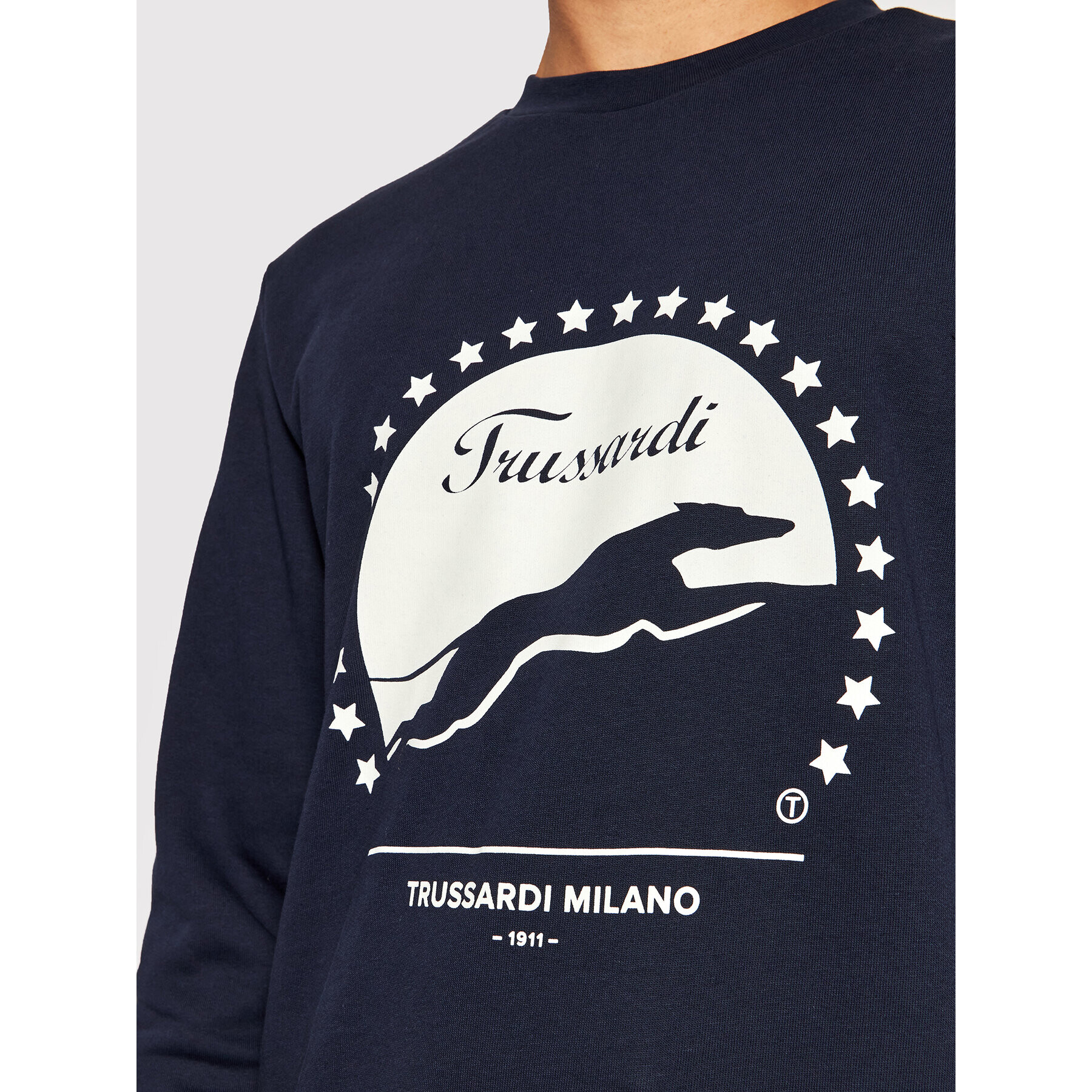 Trussardi Суитшърт 52F00193 Тъмносин Regular Fit - Pepit.bg