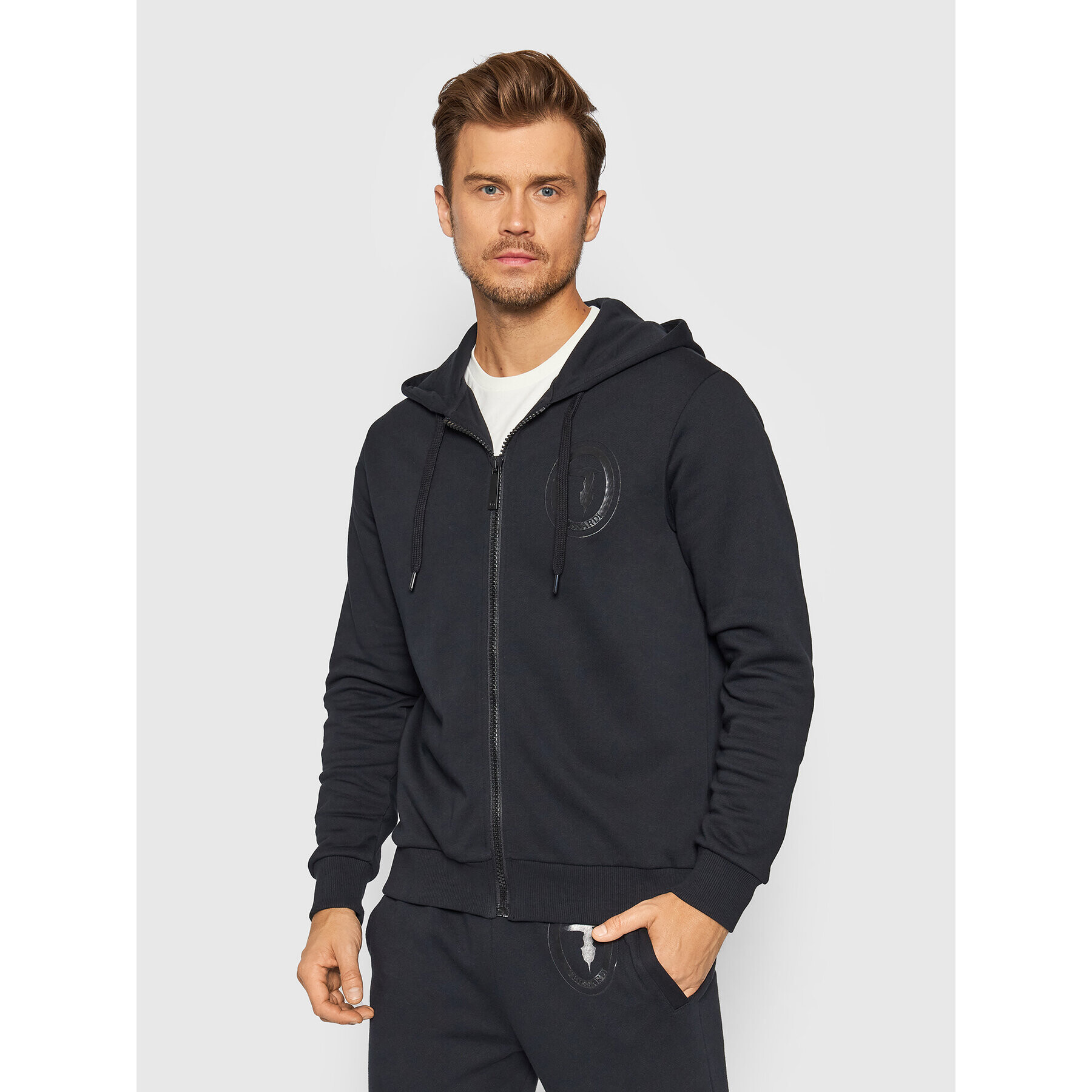 Trussardi Суитшърт 52F00198 Черен Regular Fit - Pepit.bg