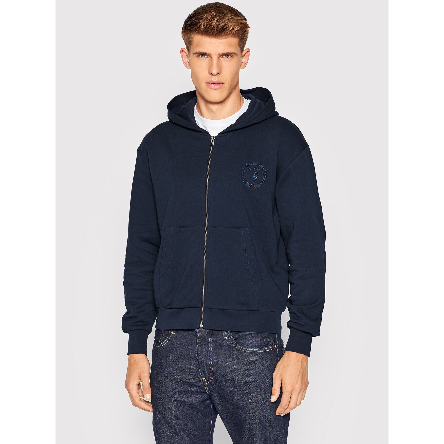 Trussardi Суитшърт 52F00233 Тъмносин Regular Fit - Pepit.bg