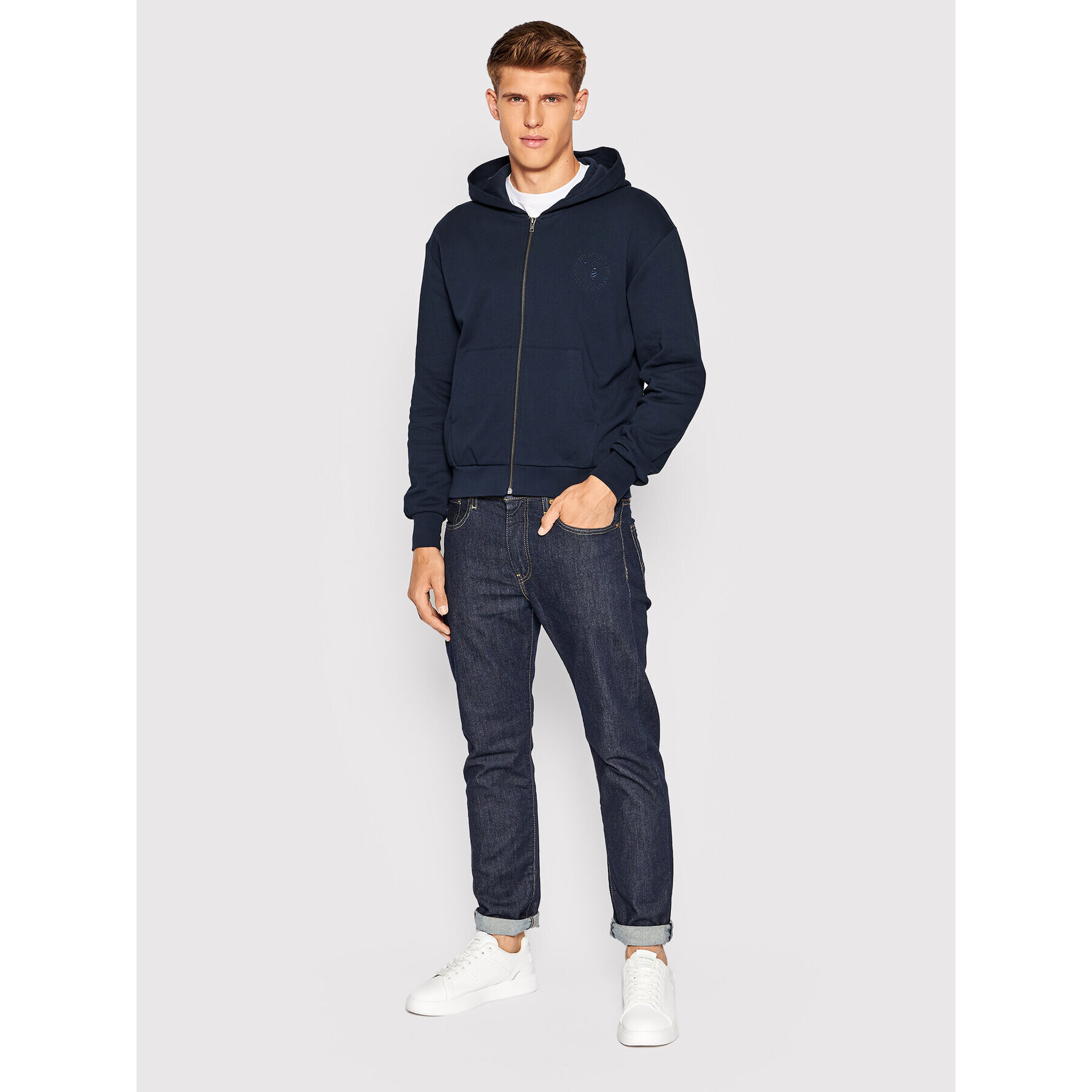 Trussardi Суитшърт 52F00233 Тъмносин Regular Fit - Pepit.bg