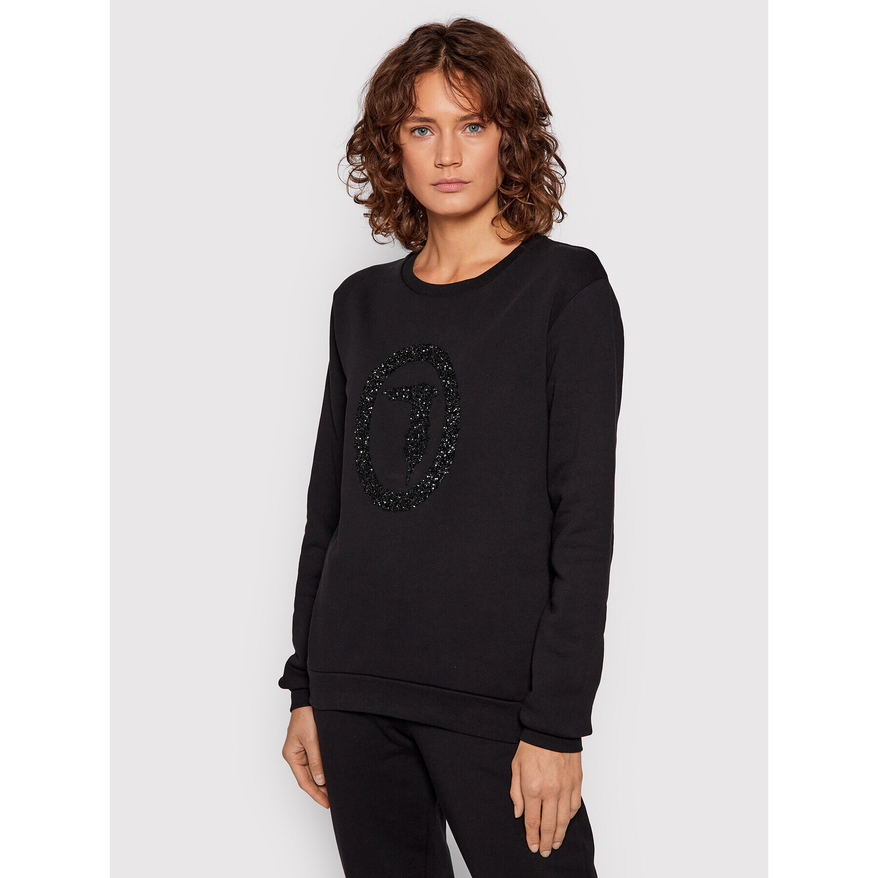 Trussardi Суитшърт 56F00169 Черен Regular Fit - Pepit.bg