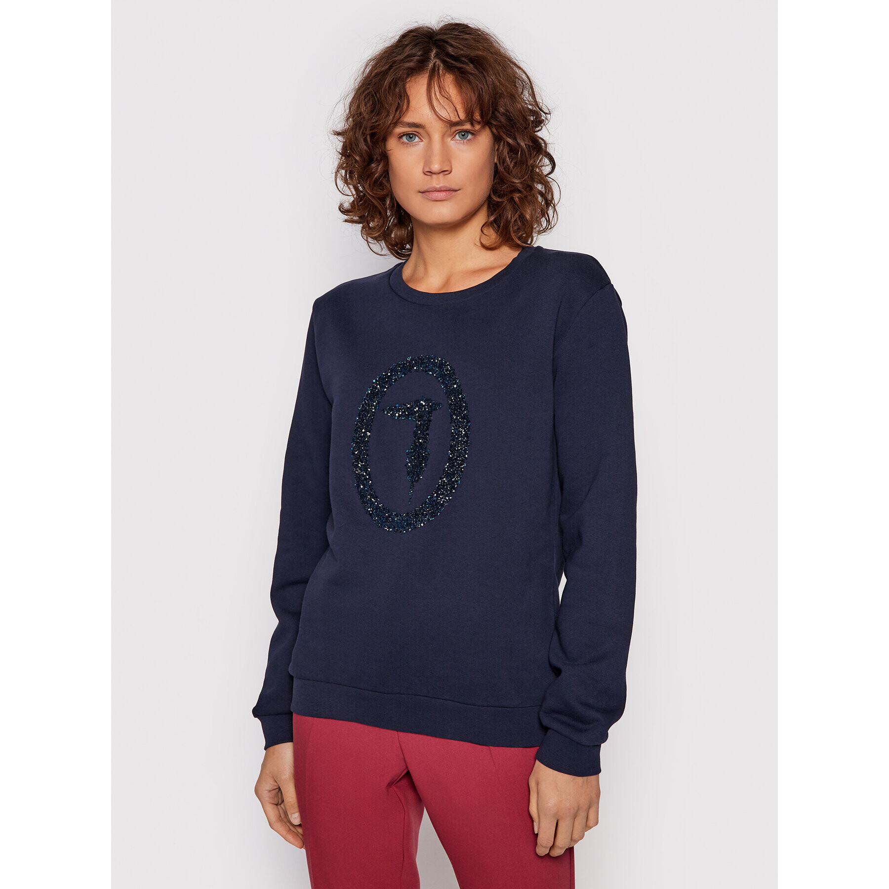 Trussardi Суитшърт 56F00169 Тъмносин Regular Fit - Pepit.bg