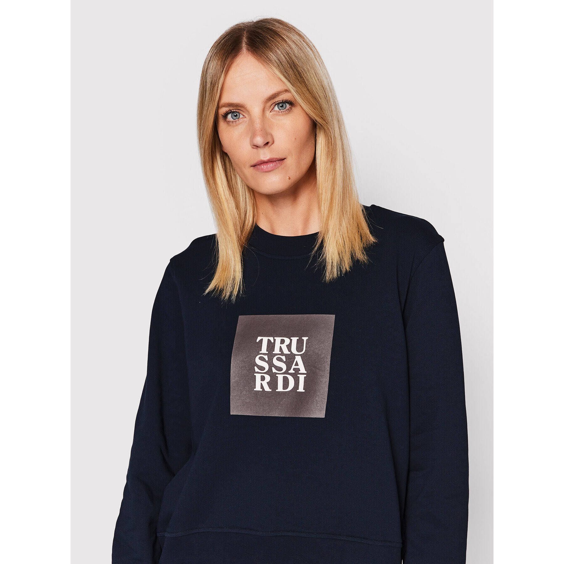 Trussardi Суитшърт 56F00213 Тъмносин Regular Fit - Pepit.bg