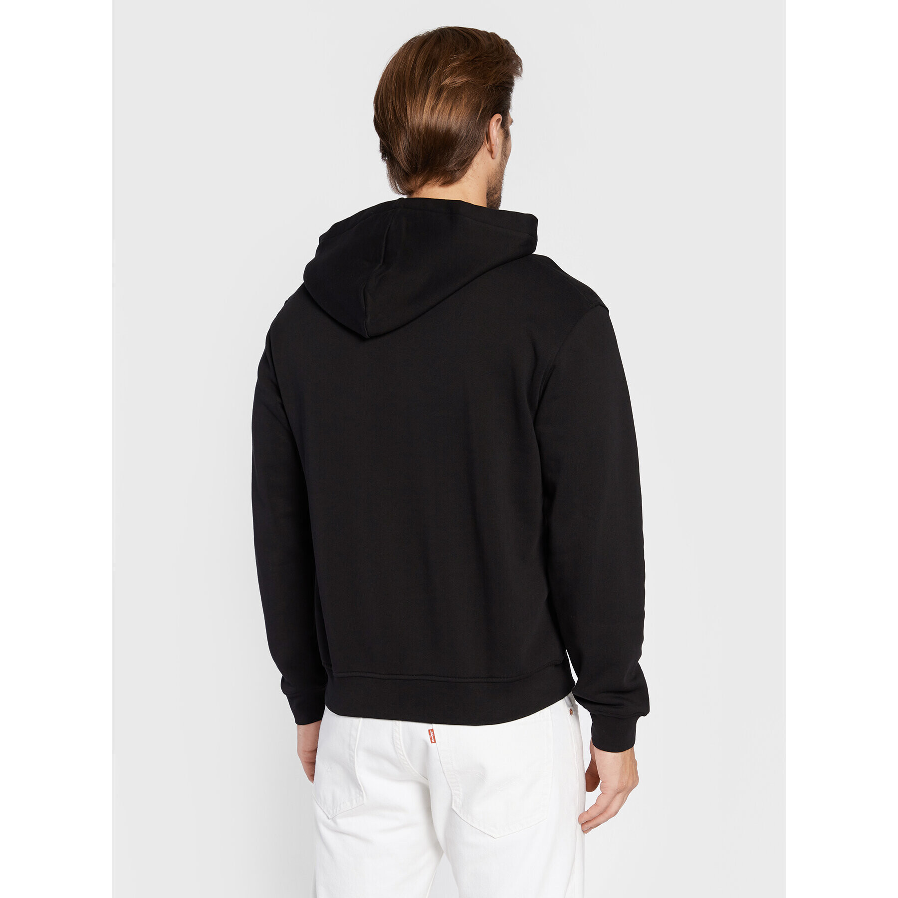 Trussardi Суитшърт Print Logo 52F00249 Черен Regular Fit - Pepit.bg