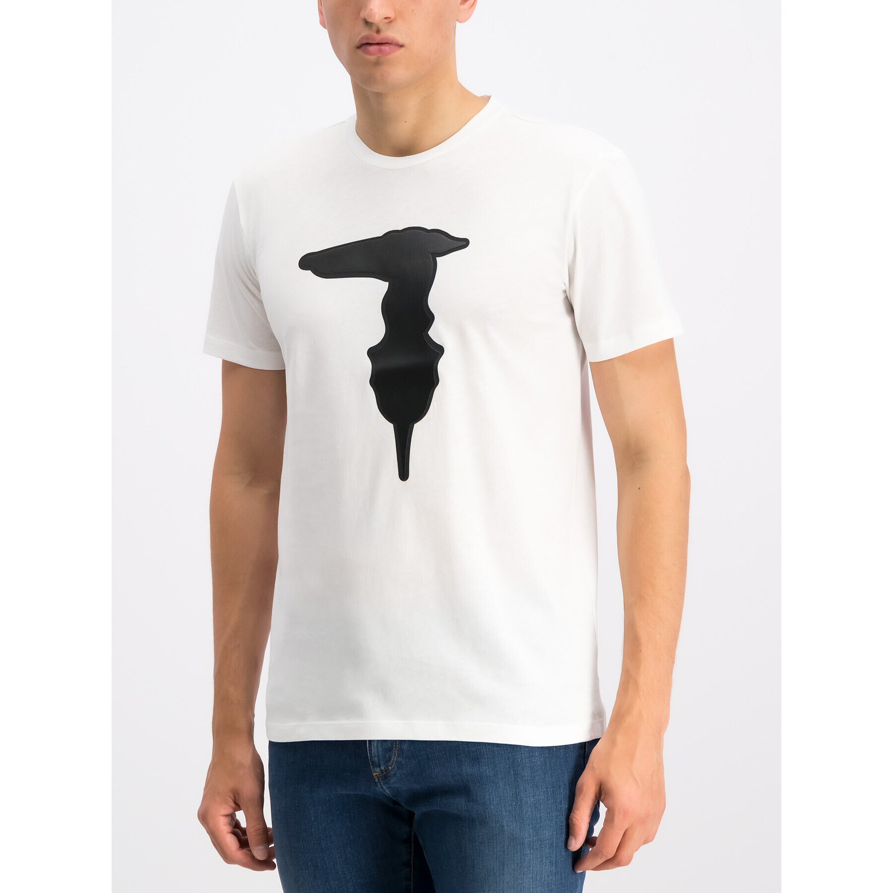 Trussardi Тишърт 52T00262 Бял Regular Fit - Pepit.bg