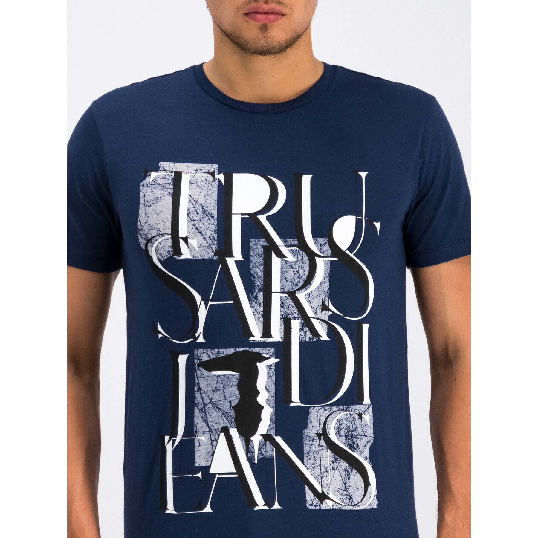 Trussardi Тишърт 52T00276 Тъмносин Regular Fit - Pepit.bg