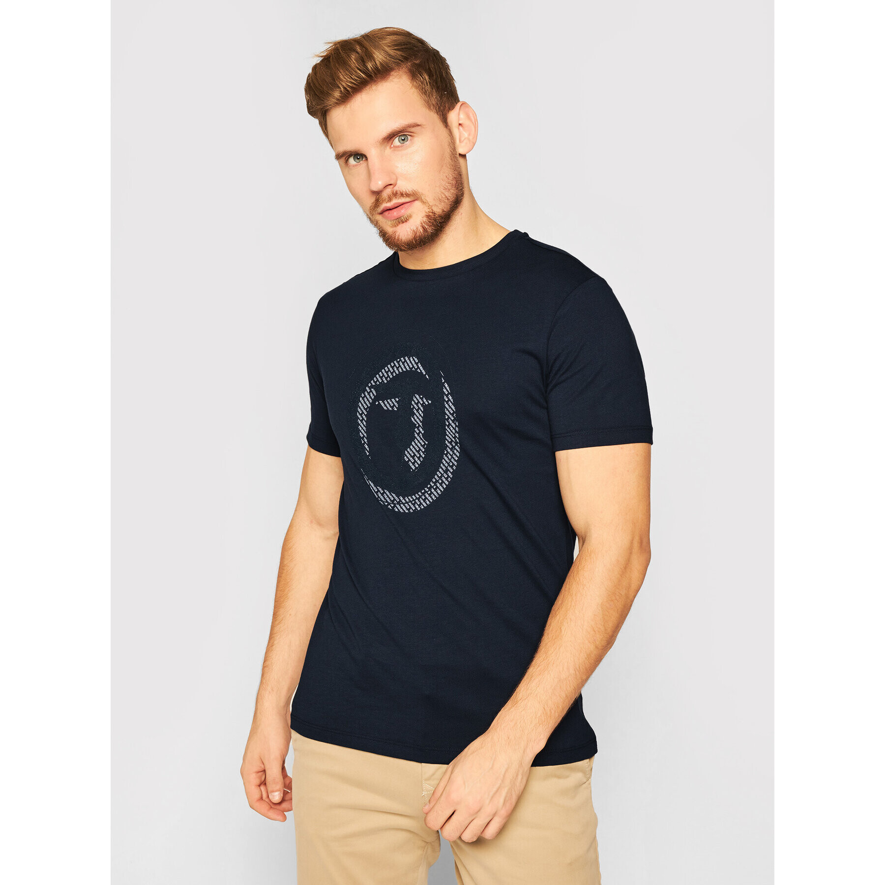 Trussardi Тишърт 52T00368 Тъмносин Regular Fit - Pepit.bg