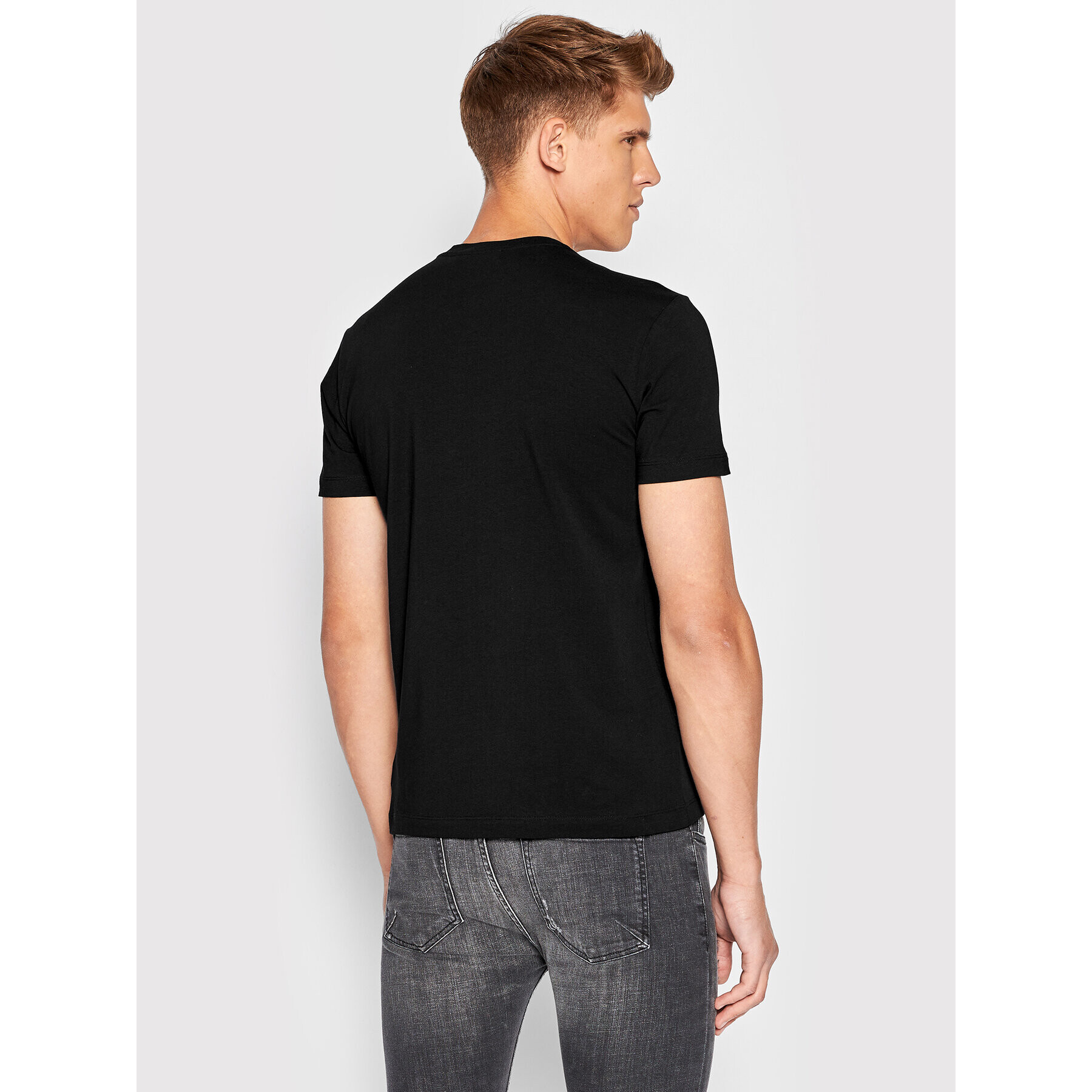 Trussardi Тишърт 52T00652 Черен Slim Fit - Pepit.bg