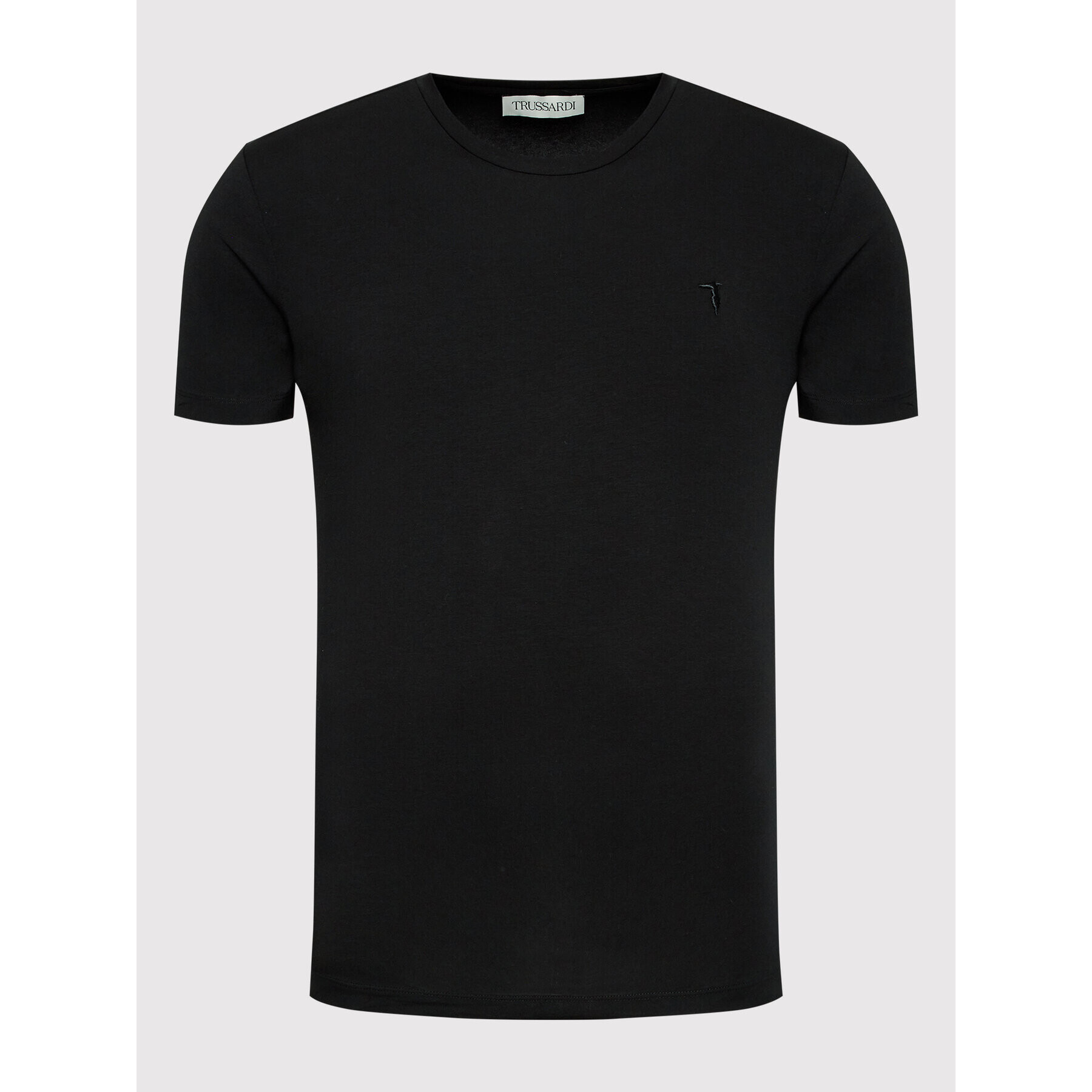 Trussardi Тишърт 52T00652 Черен Slim Fit - Pepit.bg