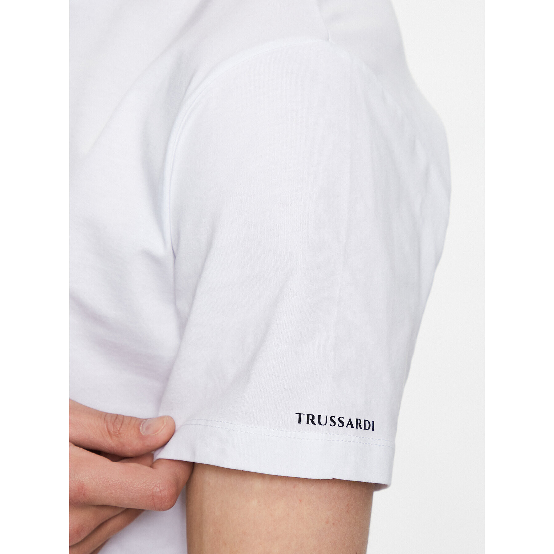 Trussardi Тишърт 52T00723 Бял Regular Fit - Pepit.bg