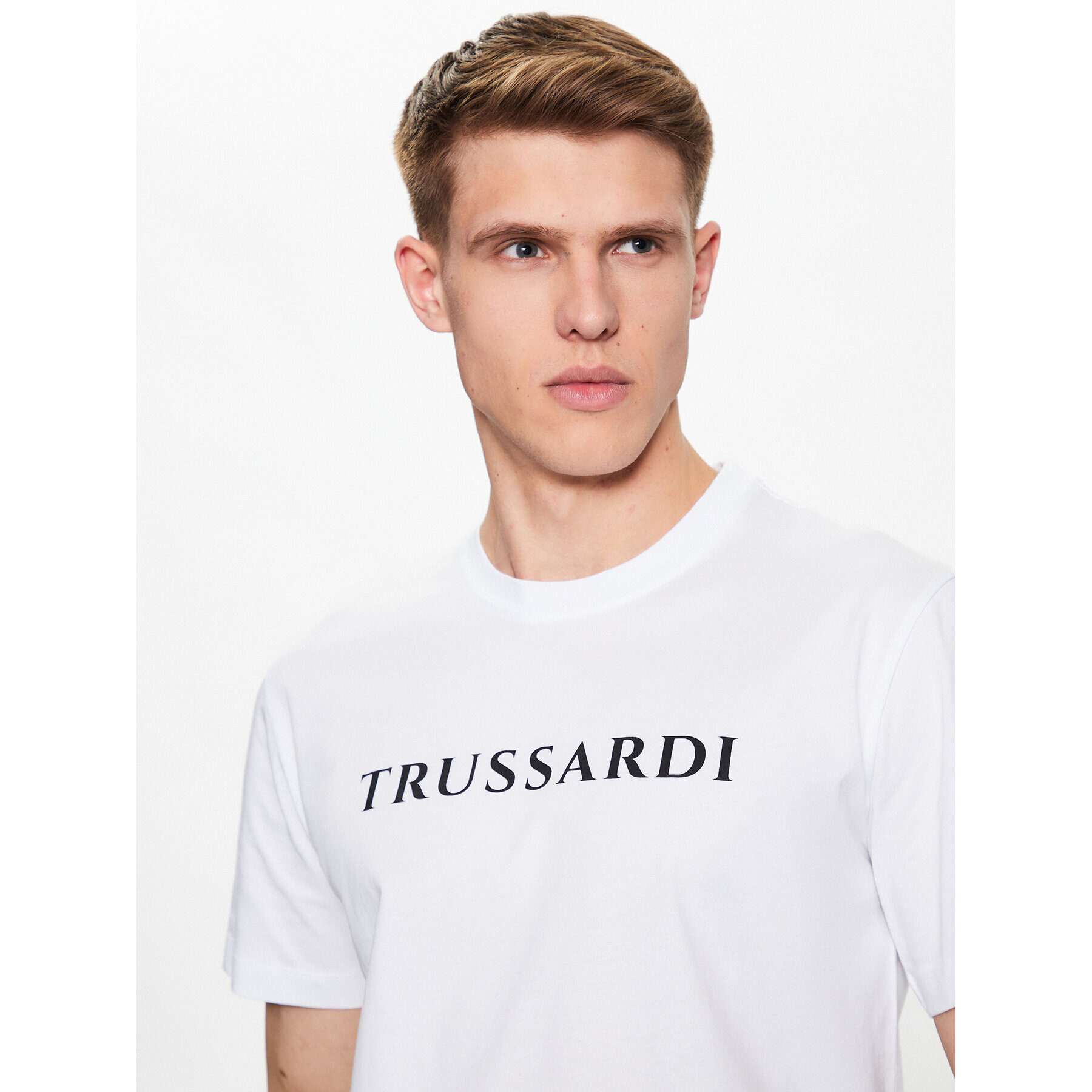 Trussardi Тишърт 52T00724 Бял Regular Fit - Pepit.bg