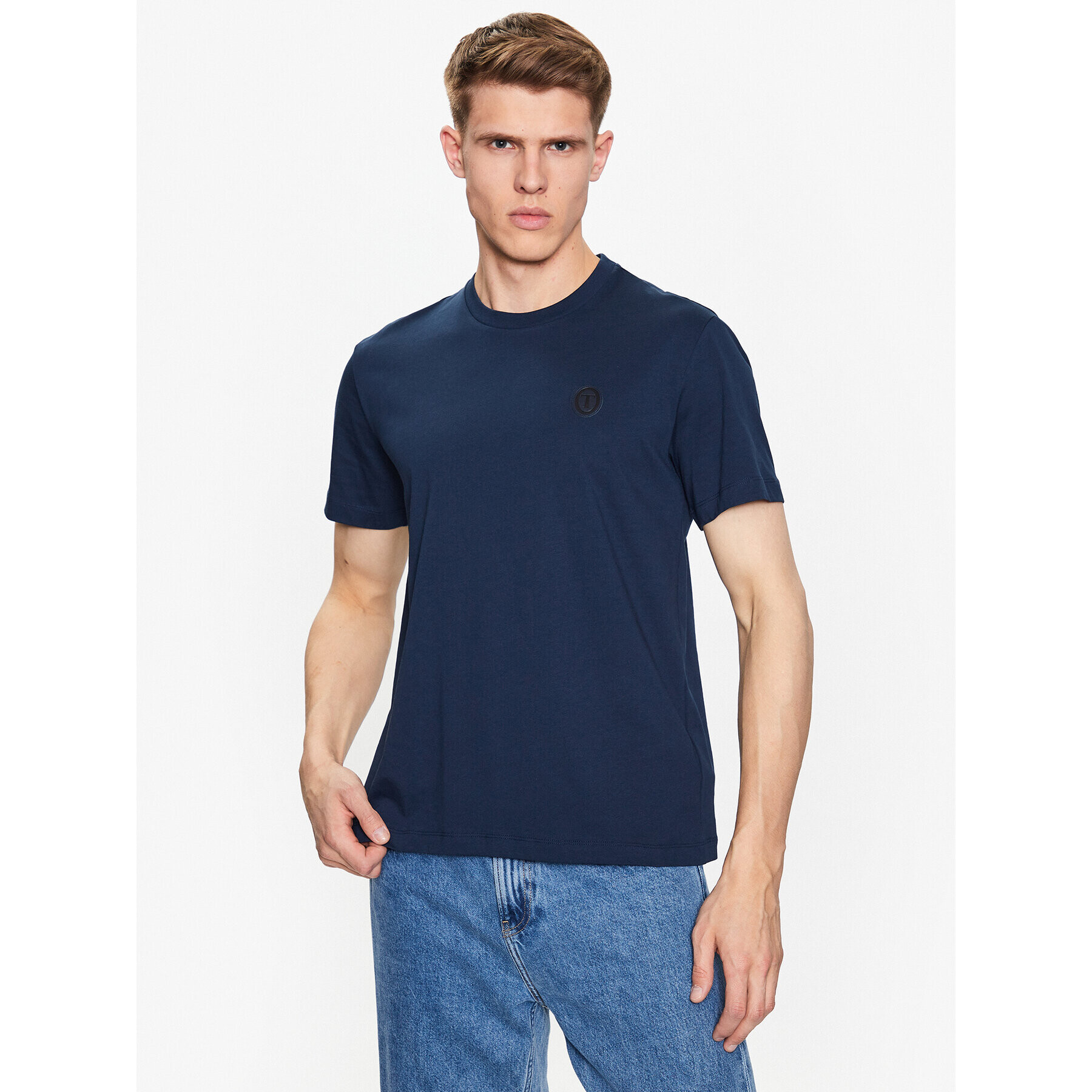 Trussardi Тишърт 52T00735 Тъмносин Regular Fit - Pepit.bg