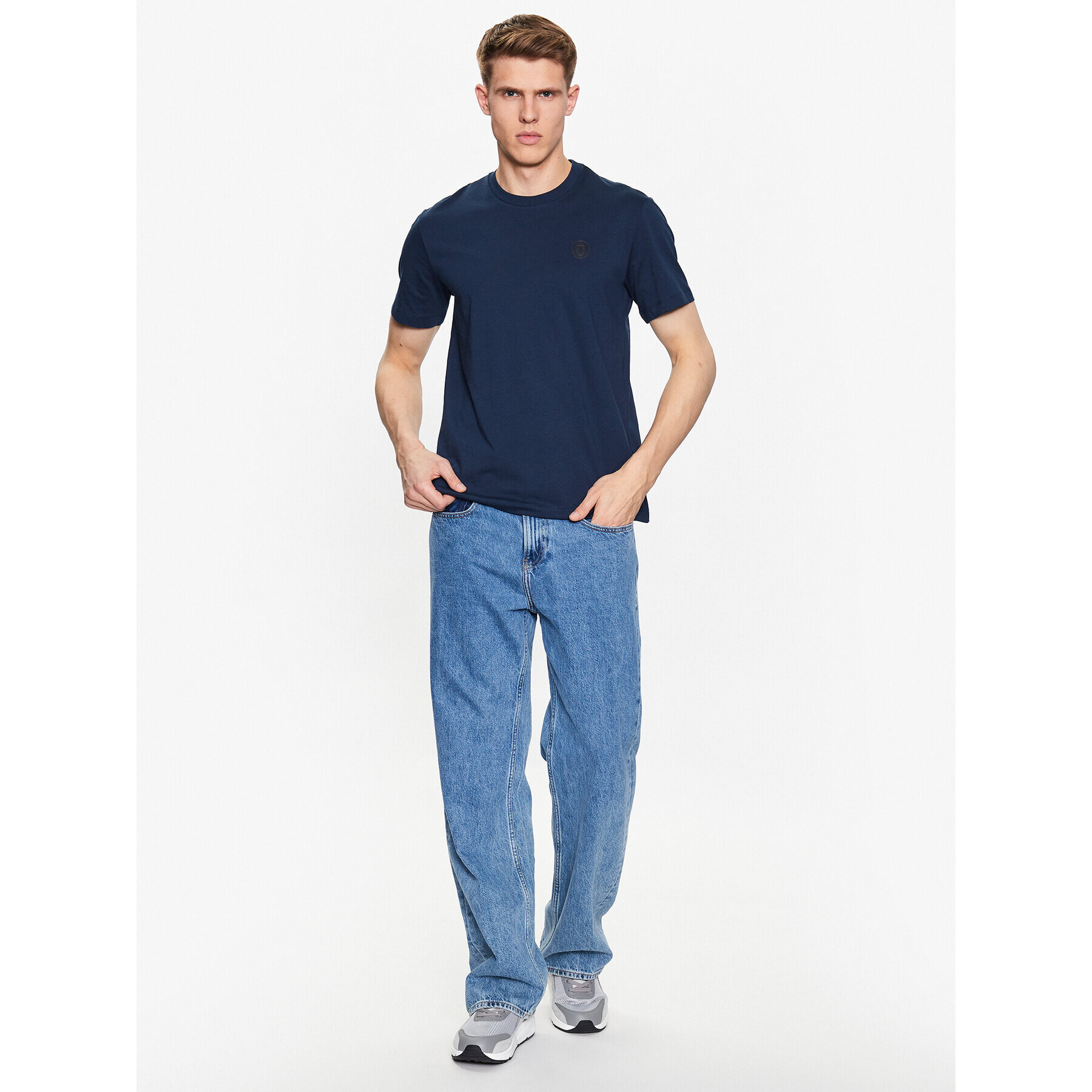 Trussardi Тишърт 52T00735 Тъмносин Regular Fit - Pepit.bg