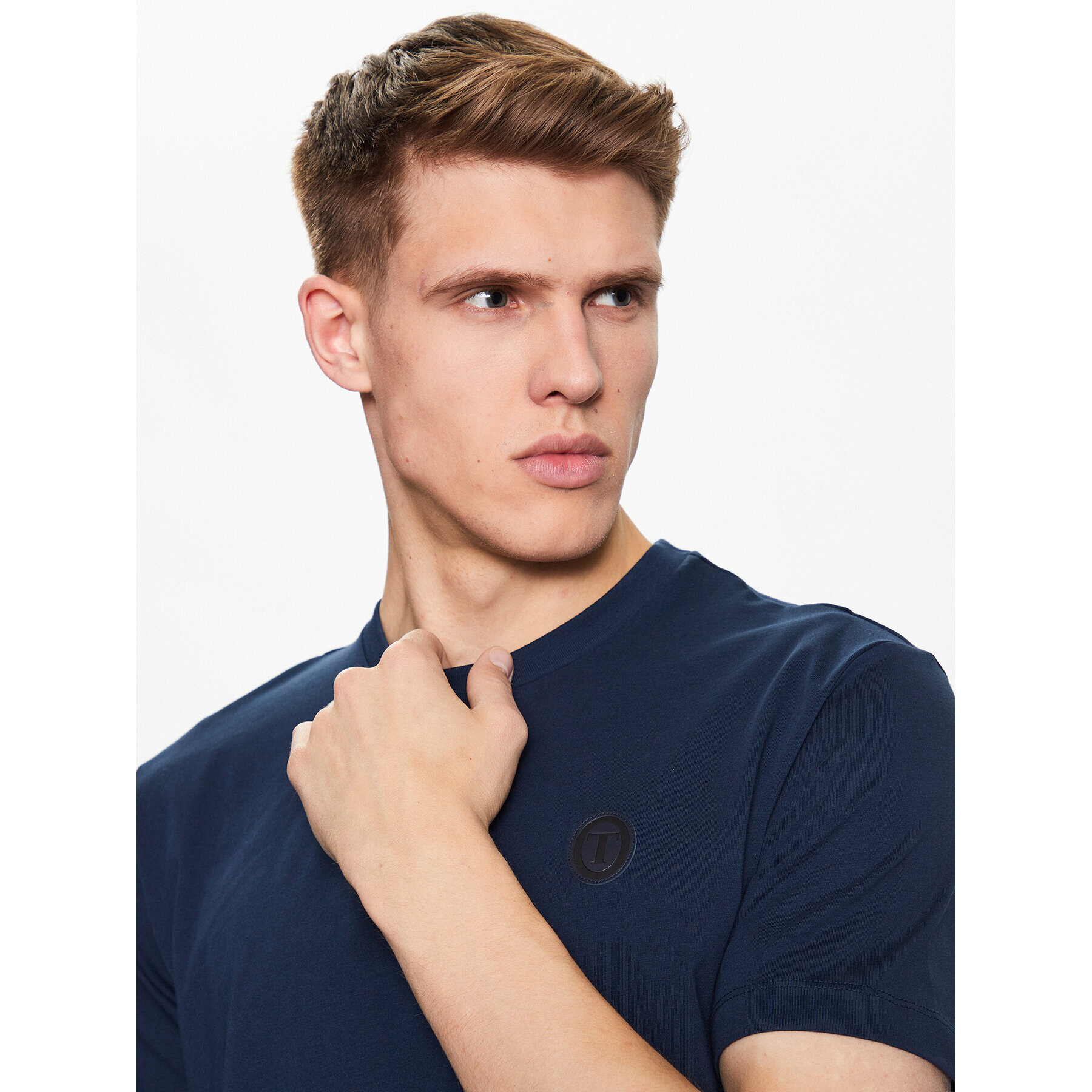 Trussardi Тишърт 52T00735 Тъмносин Regular Fit - Pepit.bg