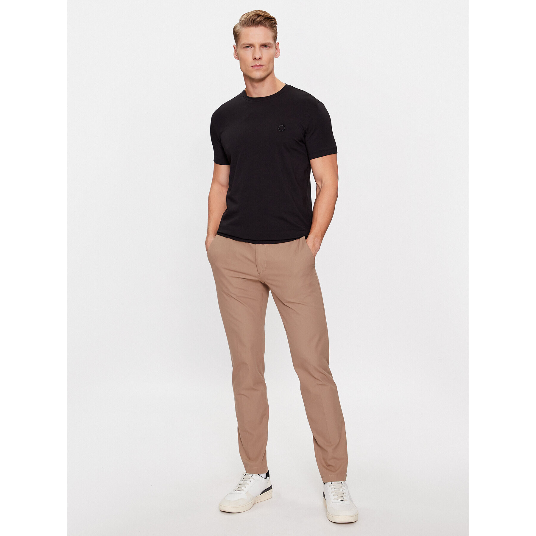 Trussardi Тишърт 52T00767 Черен Regular Fit - Pepit.bg