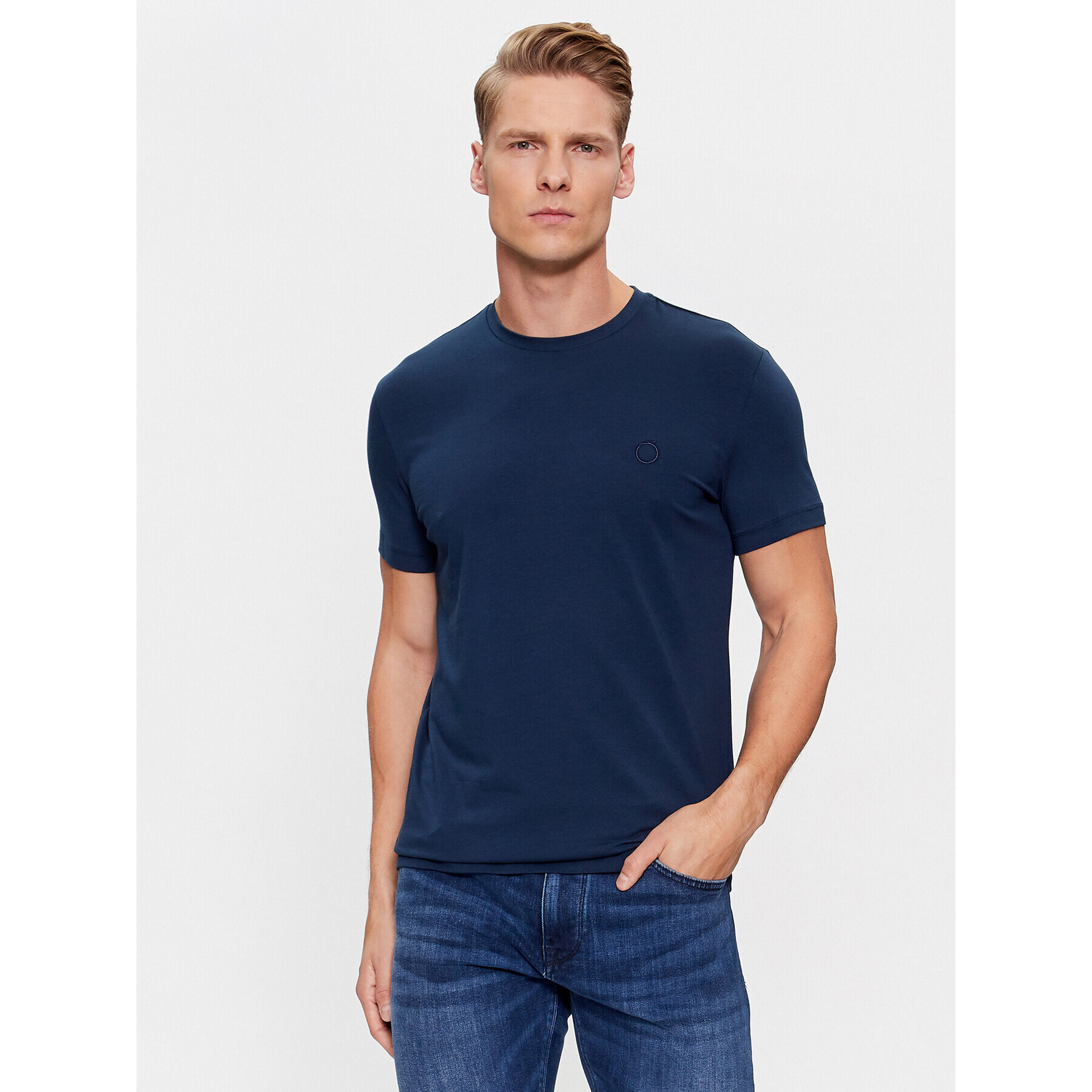 Trussardi Тишърт 52T00767 Тъмносин Regular Fit - Pepit.bg
