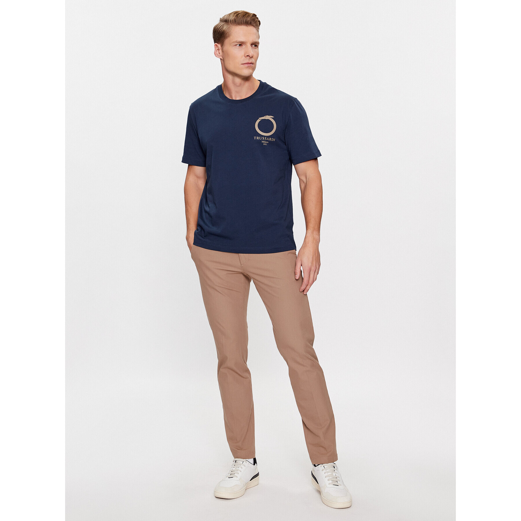 Trussardi Тишърт 52T00771 Тъмносин Regular Fit - Pepit.bg
