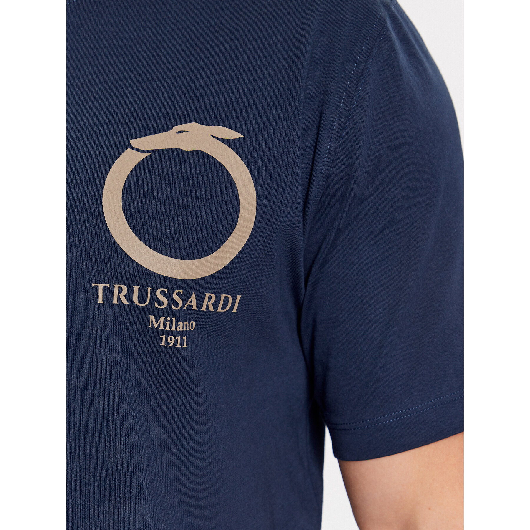 Trussardi Тишърт 52T00771 Тъмносин Regular Fit - Pepit.bg