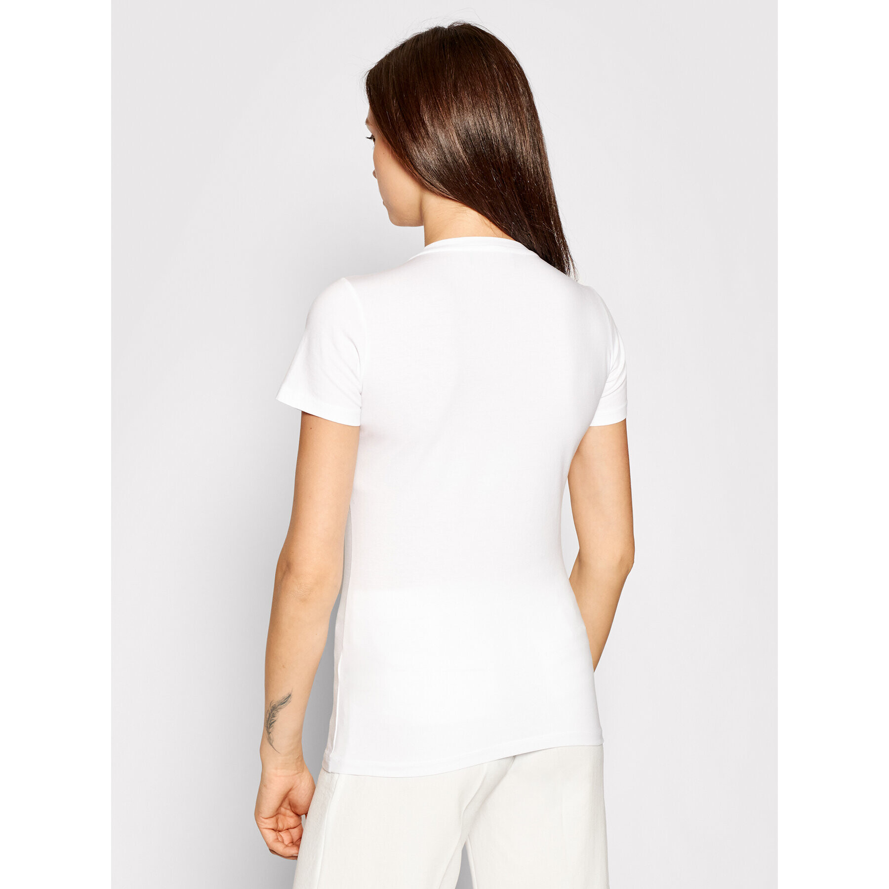 Trussardi Тишърт 56T00382 Бял Slim Fit - Pepit.bg